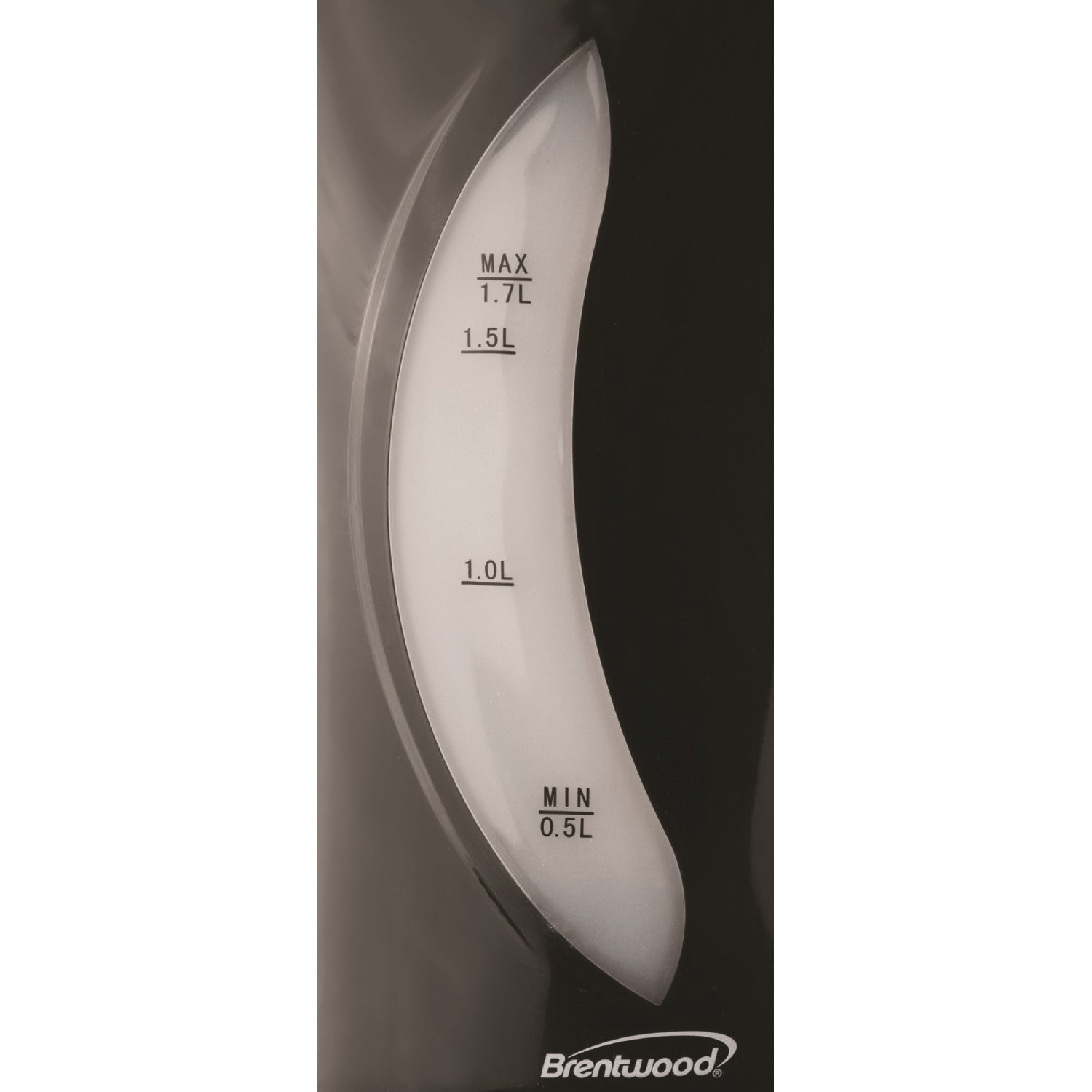 Brentwood 1500-Watt 1.8-Qt. 7-Cup Cordless Plastic Tea Kettle, Auto Shut-off, Black