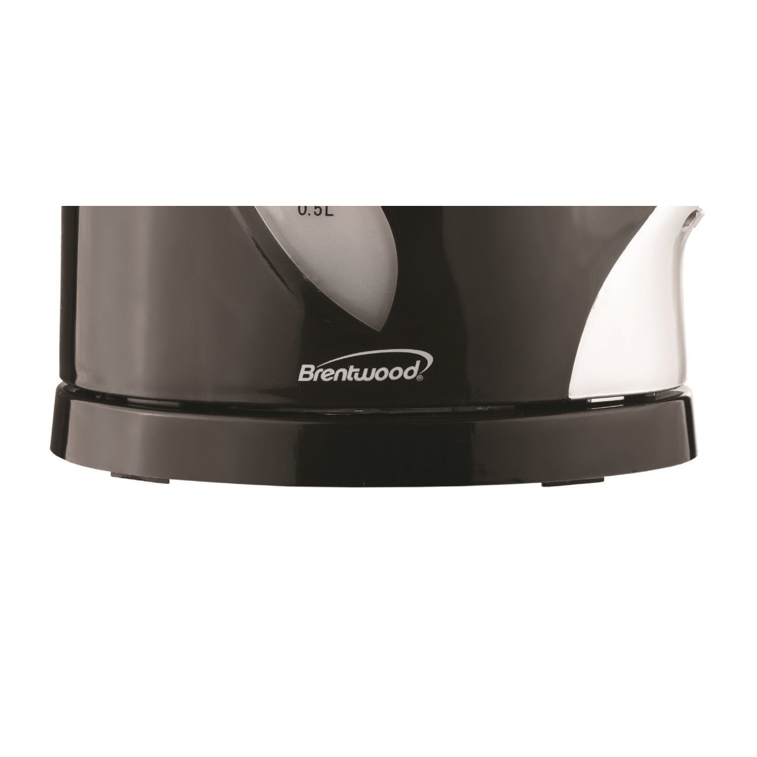 Brentwood 1500-Watt 1.8-Qt. 7-Cup Cordless Plastic Tea Kettle, Auto Shut-off, Black