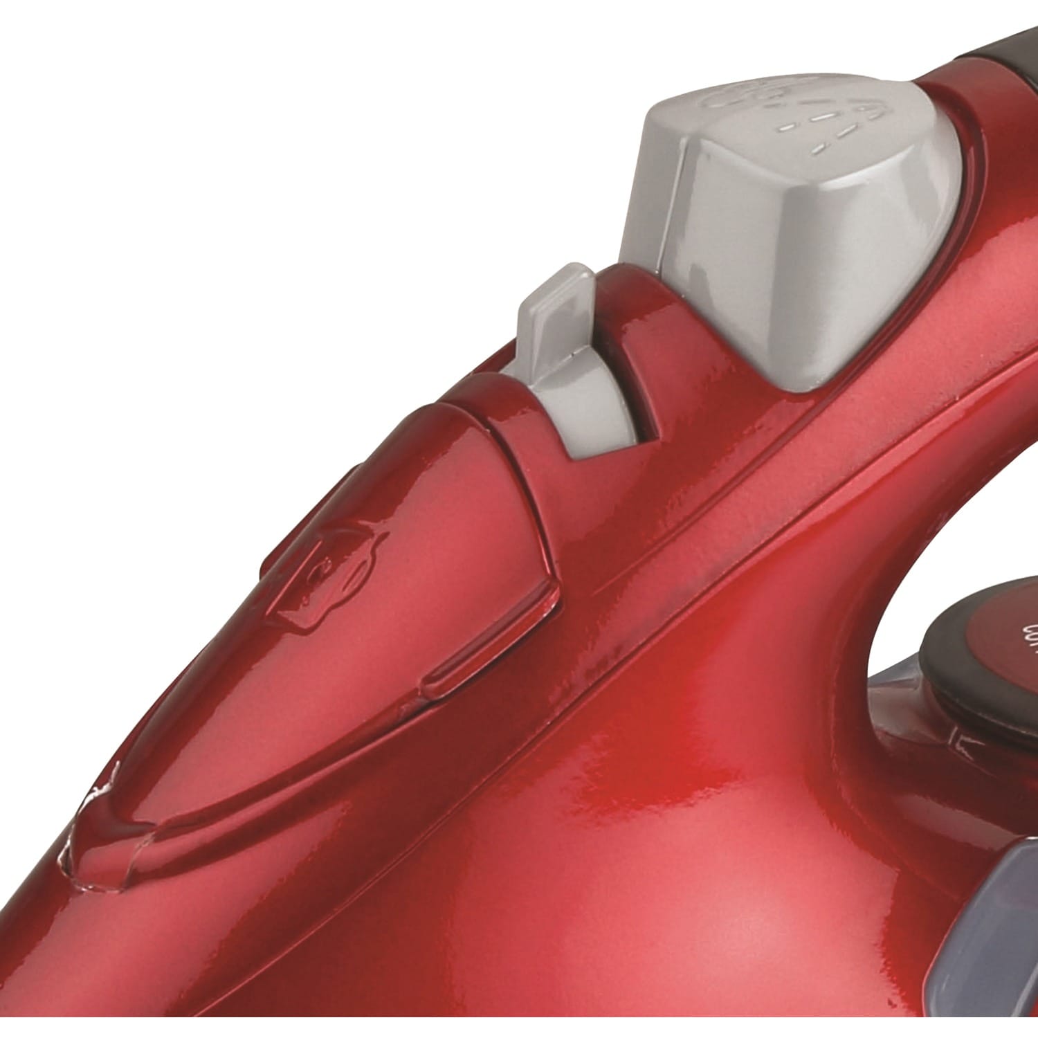 Brentwood Full-Size Nonstick Steam Iron, Red