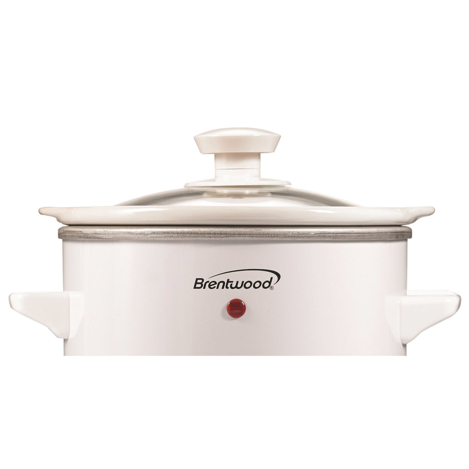 Brentwood 1.5-Qt. 120-Watt Slow Cooker, White