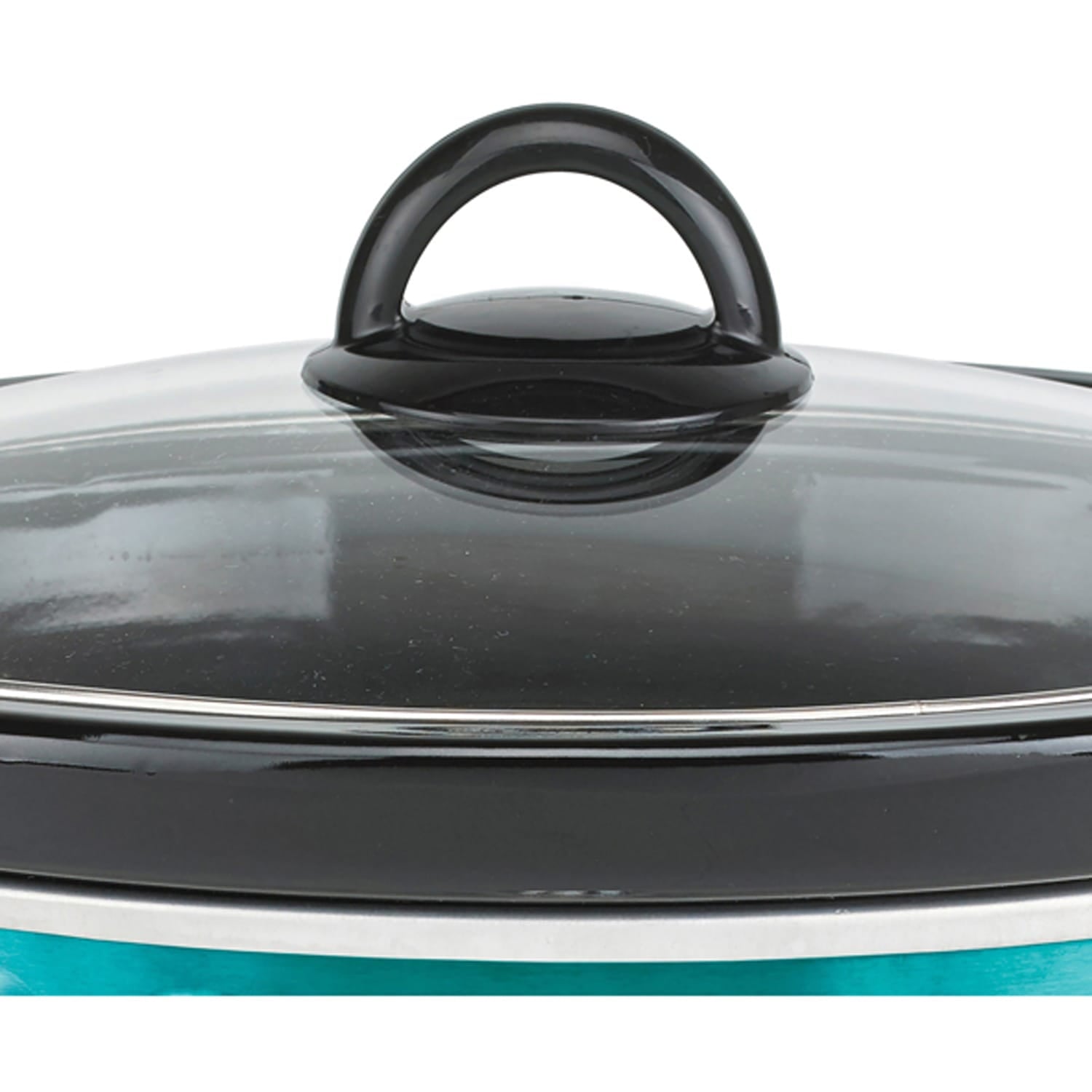 Brentwood 4.5-Quart Scallop Pattern Slow Cooker, Blue
