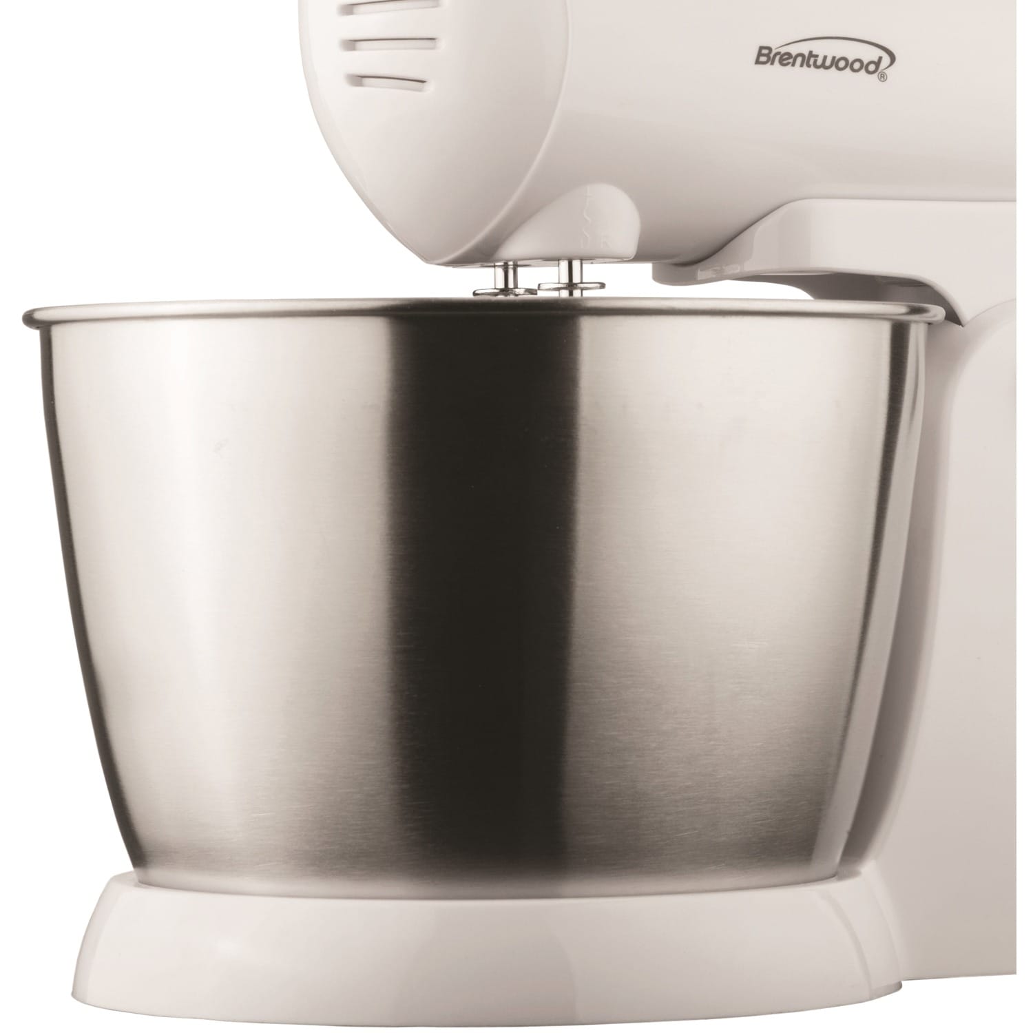 Brentwood 5-Speed + Turbo Electric Stand Mixer with Bowl, White