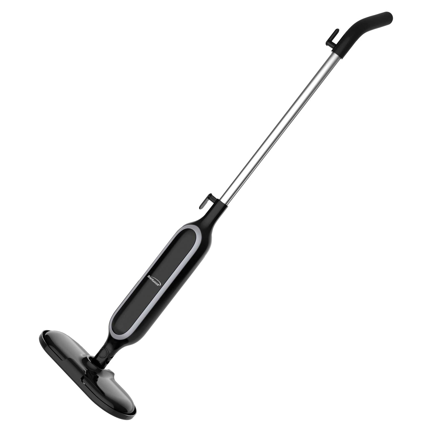Brentwood 1100-Watt Hard-Floor Steam Mop for Tile and Wood with 3.59-Cup Water Tank, Carpet Glider, and 2 Mop Pads, STM-4000BK