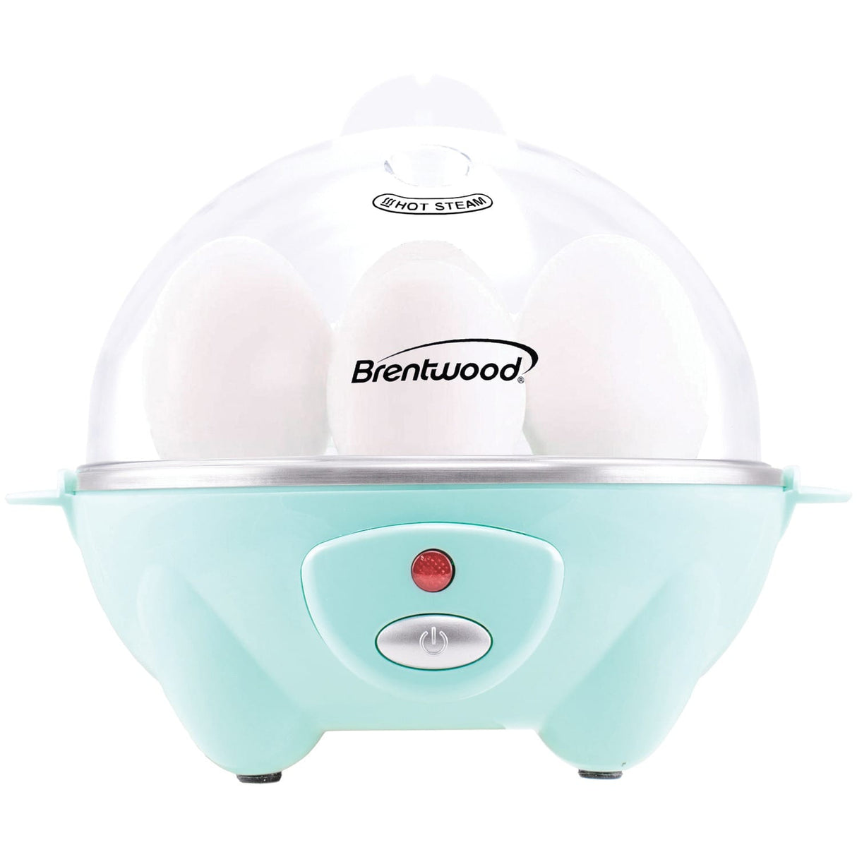 Brentwood Electric Egg Cooker with Auto Shutoff, Blue