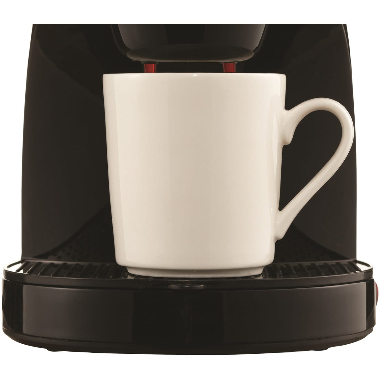 Brentwood Single-Serve Drip Coffee Maker with Ceramic Mug, White