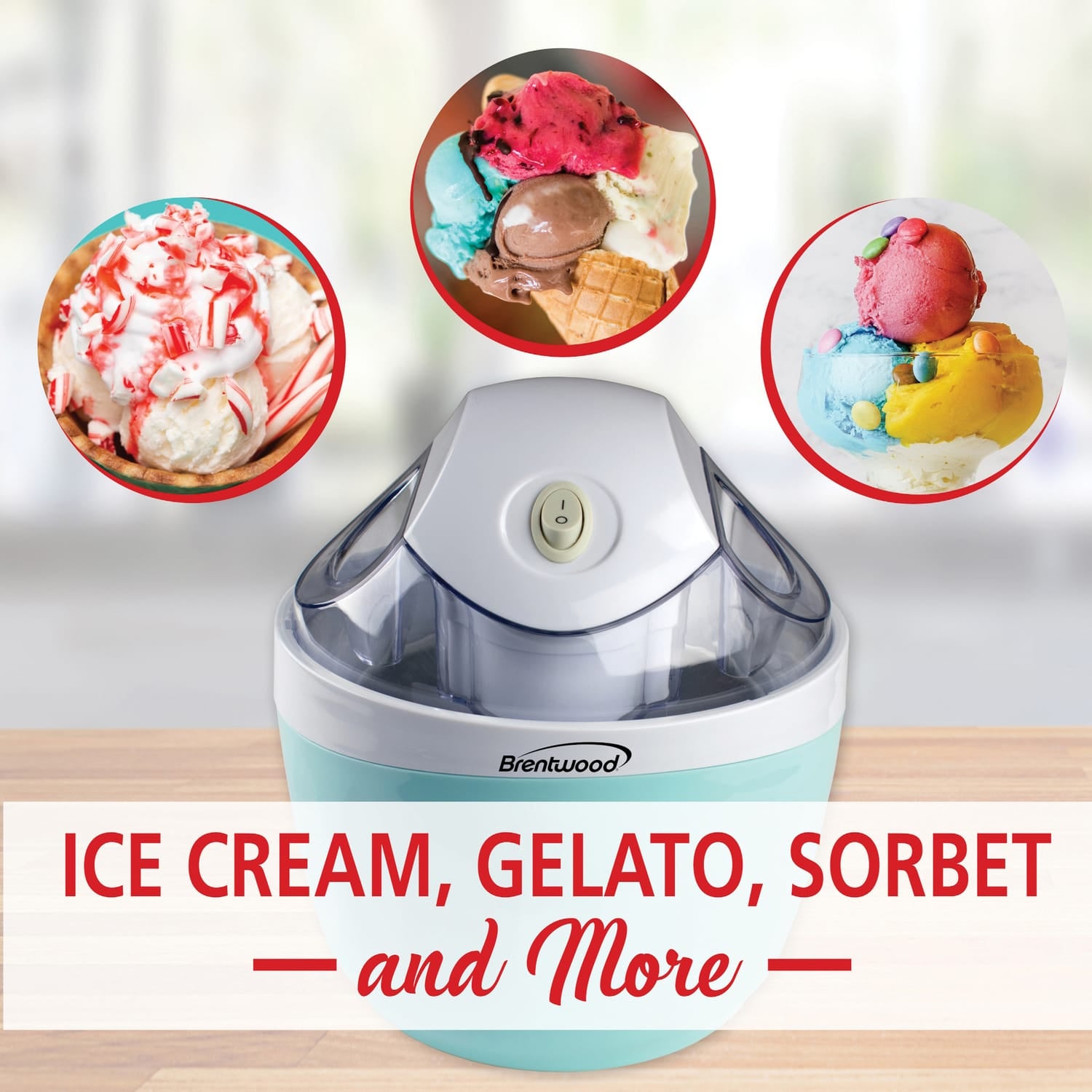 Brentwood Just For Fun 1-Qt. Ice Cream and Sorbet Maker