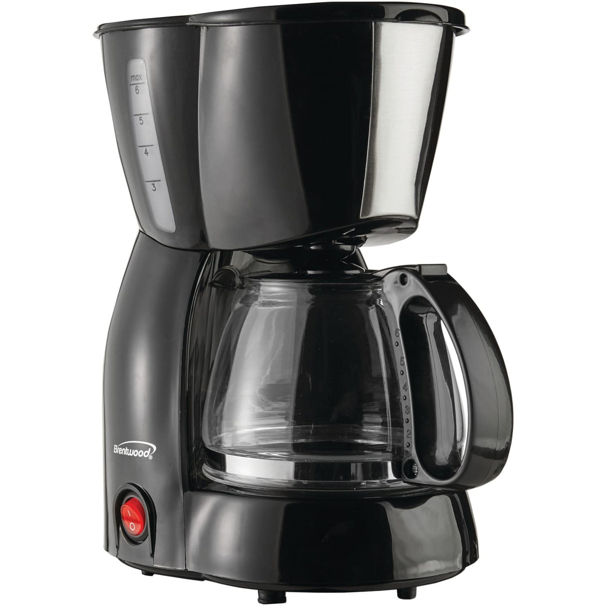 Brentwood 650-Watt 4-Cup Coffee Maker, Black