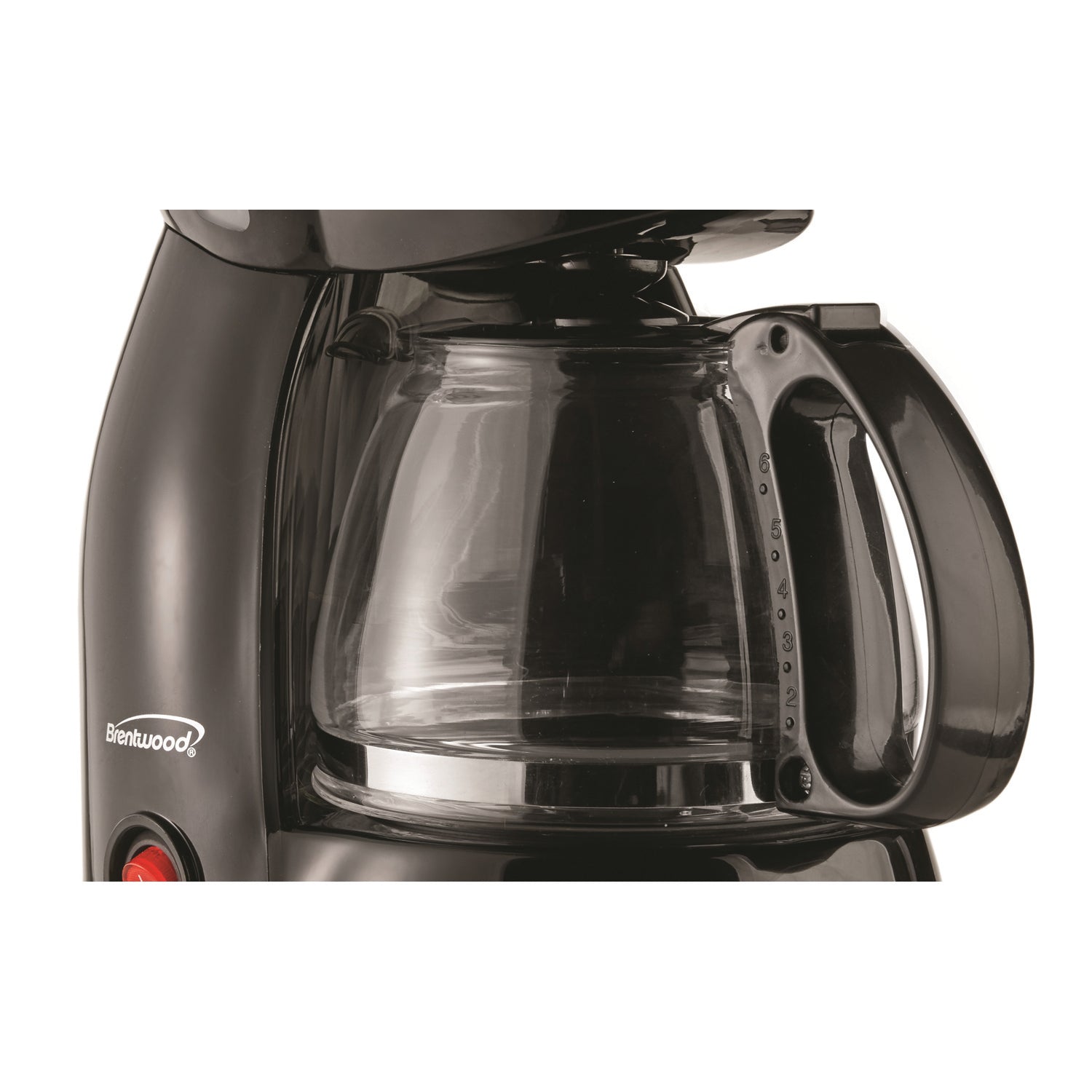 Brentwood 650-Watt 4-Cup Coffee Maker, Black