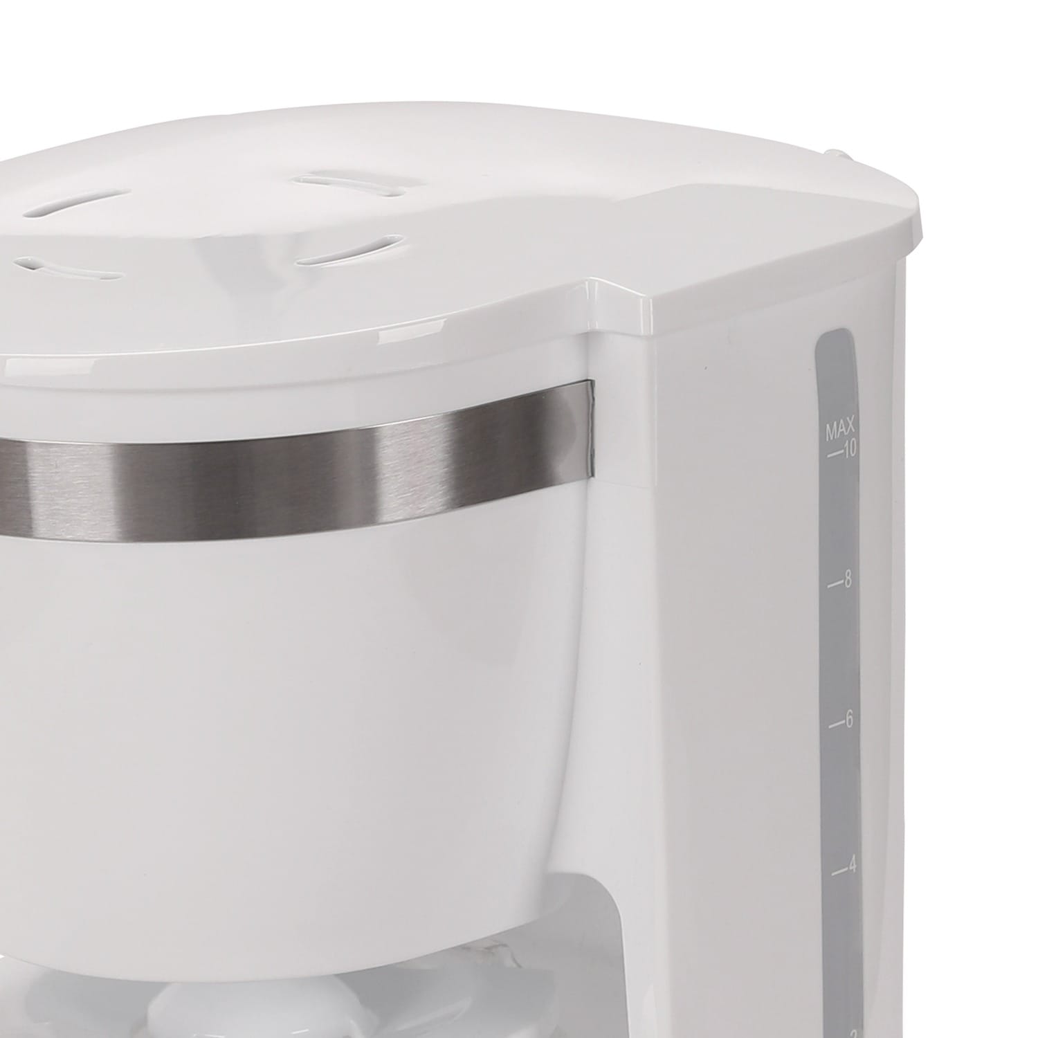 Brentwood 10-Cup Digital Coffee Maker, White