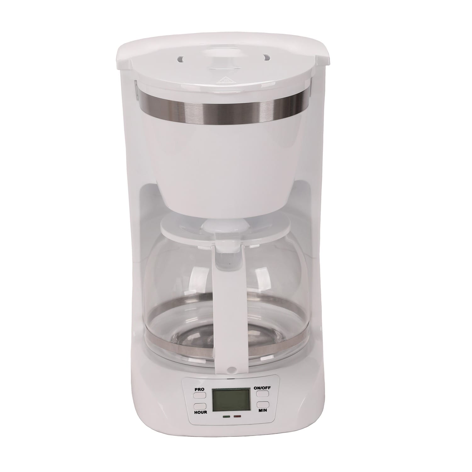 Brentwood 10-Cup Digital Coffee Maker, White