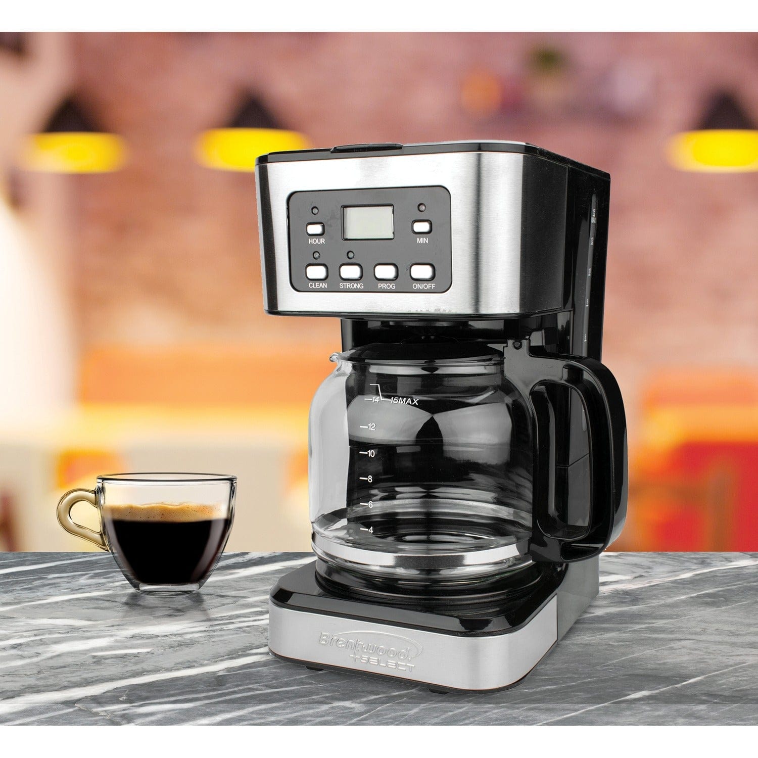 Brentwood Select 12-Cup Digital Coffee Maker