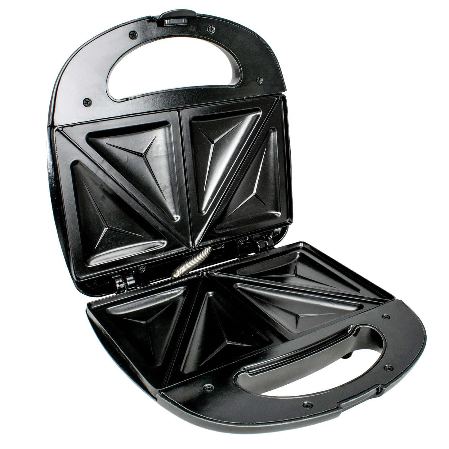 Brentwood Nonstick Compact Dual Sandwich Maker, Black