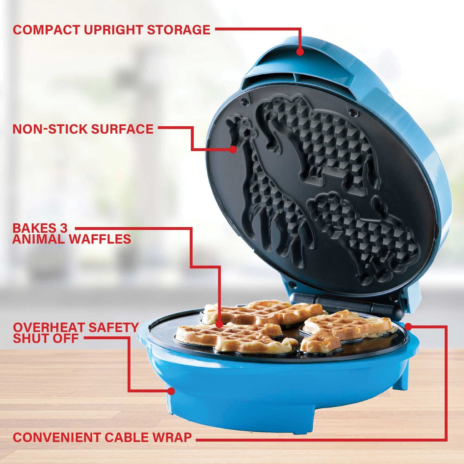 Brentwood Just For Fun Nonstick Animal Shape Electric Food Maker