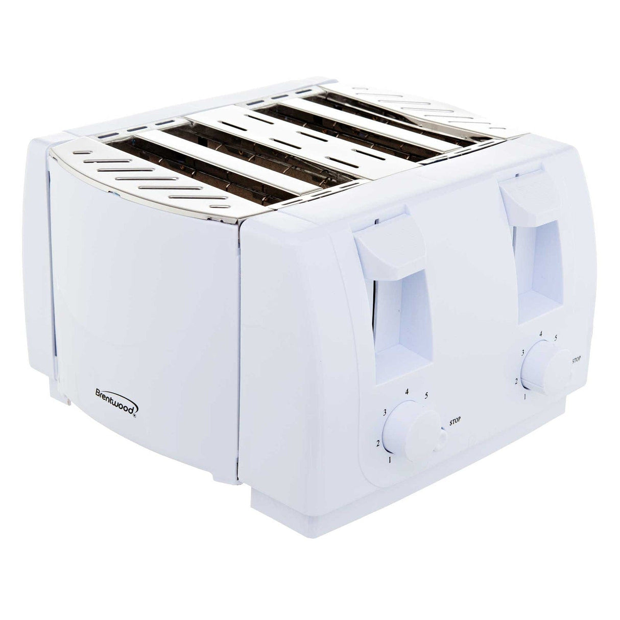 Brentwood Cool Touch 4-Slice Toaster, White