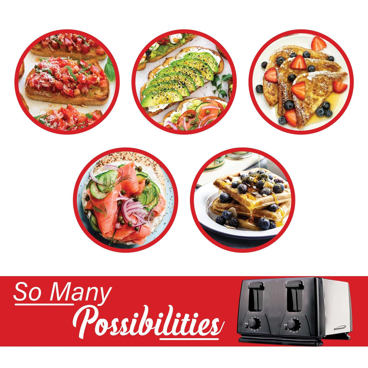 Brentwood 4-Slice Toaster