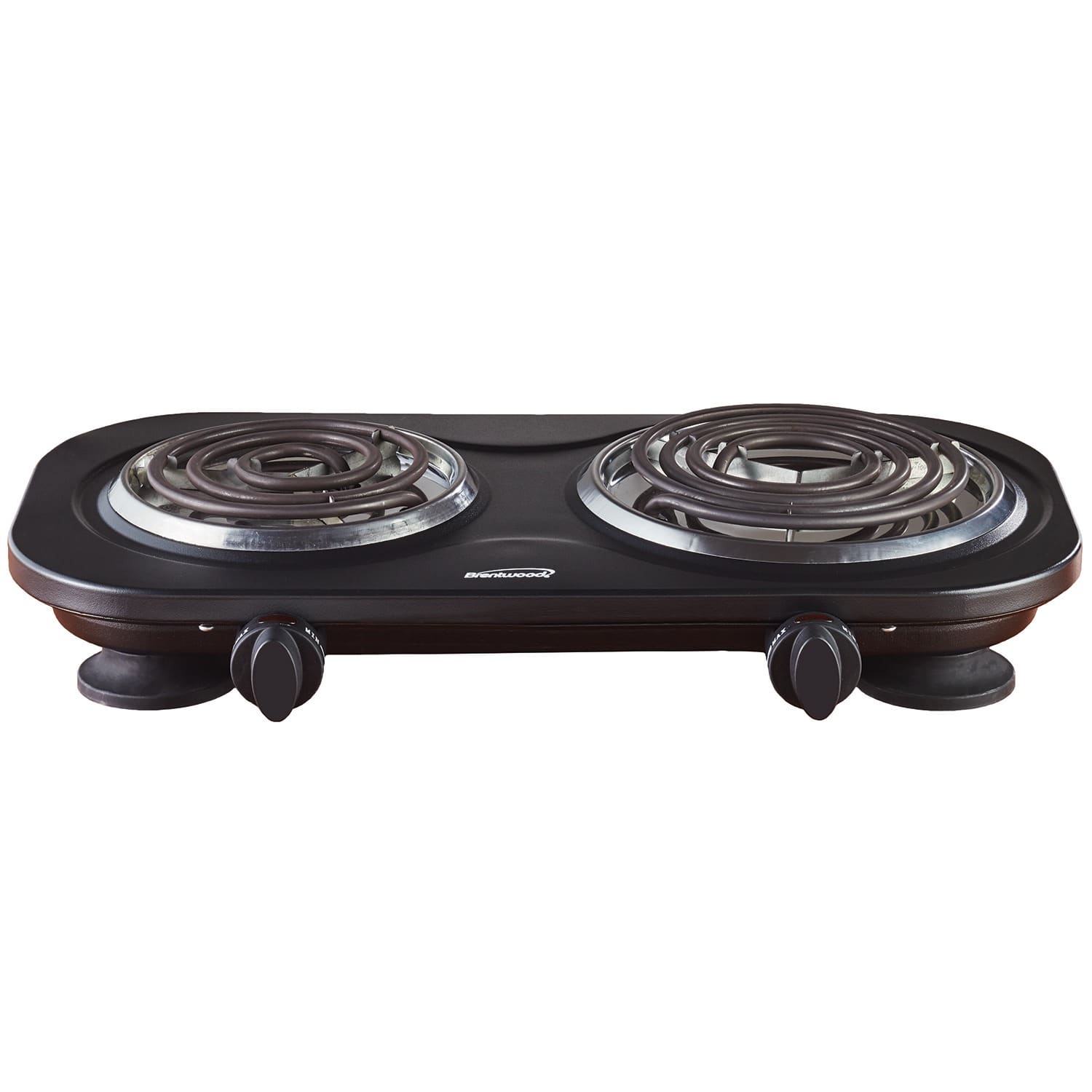 Brentwood 1500-Watt Double Electric Burner, Black