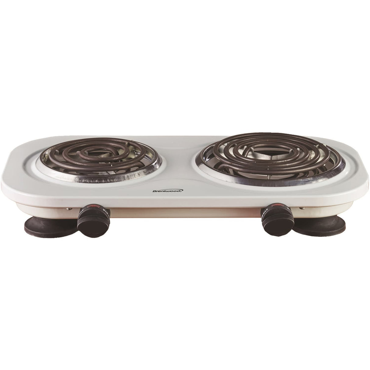 Brentwood 1500-Watt Double Electric Burner, White