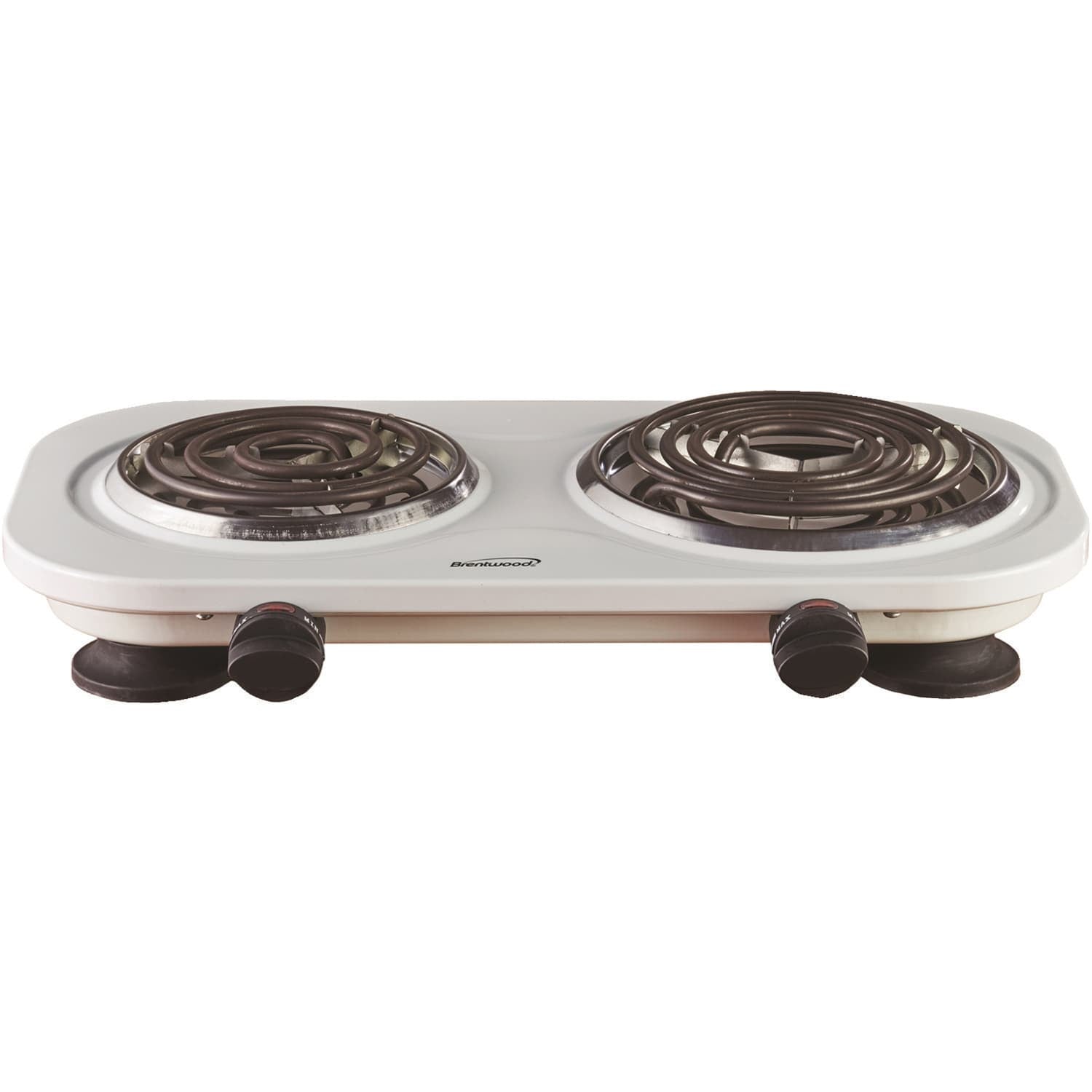 Brentwood 1500-Watt Double Electric Burner, White