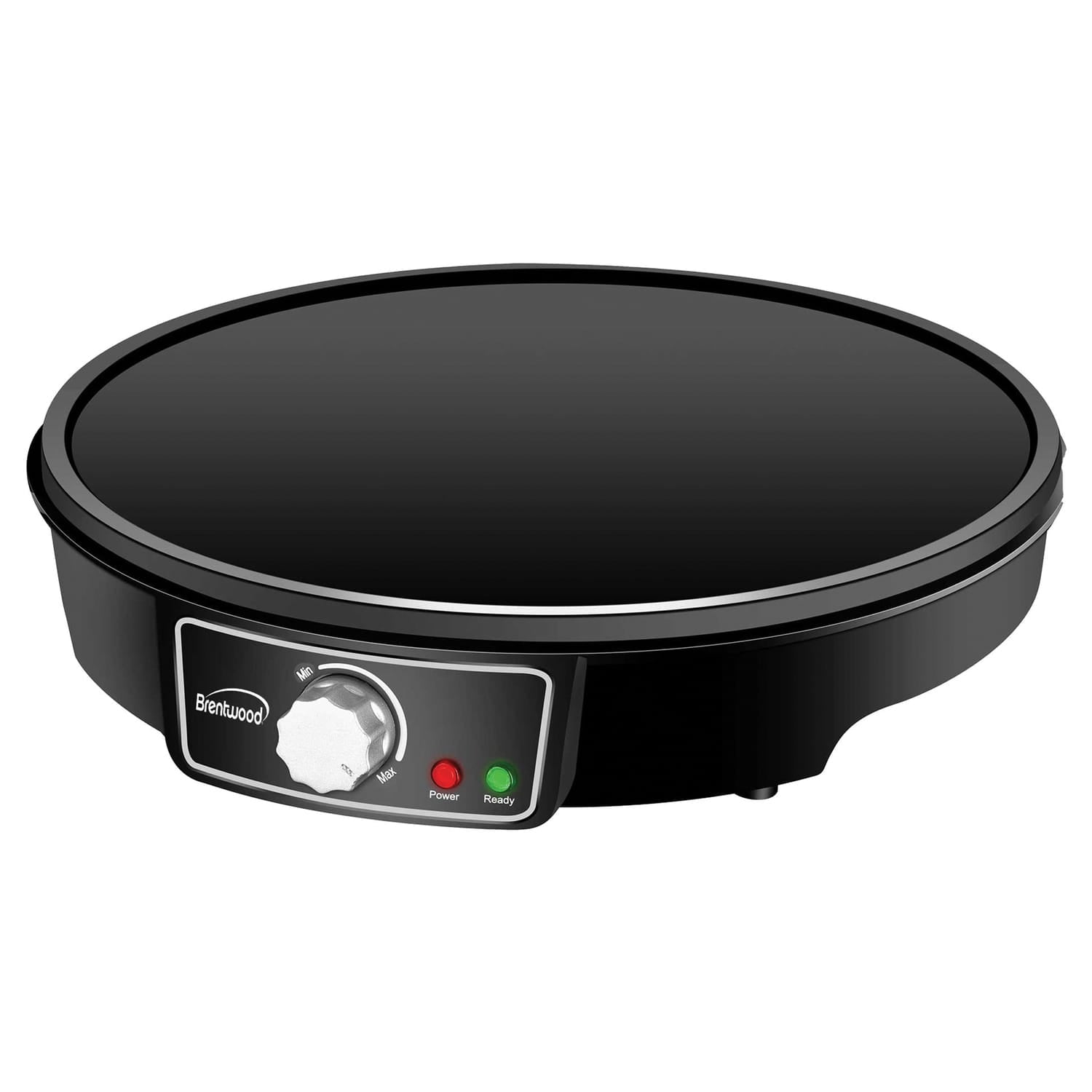 Brentwood 1000-Watt 12-In. Electric Nonstick Crepe Pancake Maker and Griddle with Spatula and Spreader