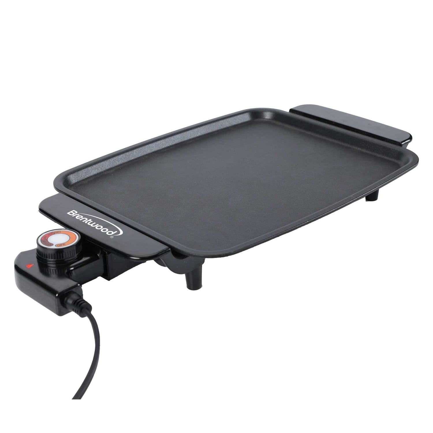 Brentwood 12-In. x 10-In. 1200-Watt Electric Griddle with Ceramic Non-Stick Coating, Black