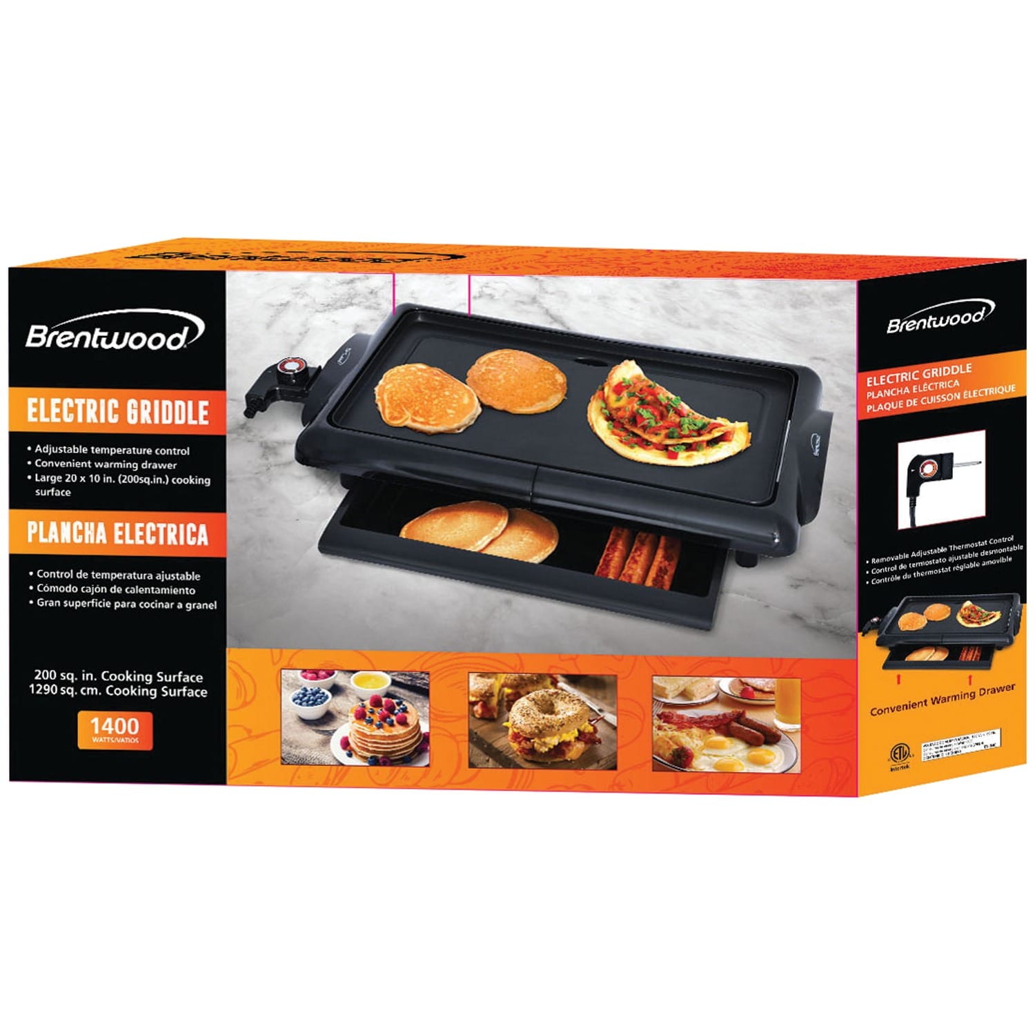 Brentwood Nonstick Electric Griddle