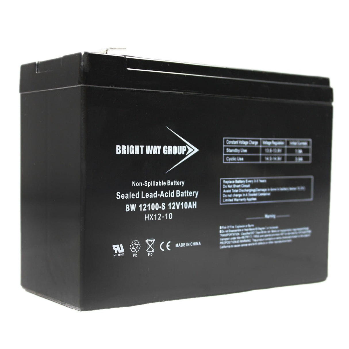 Bright Way Group BWG 12100-S F2 Sealed Lead Acid Battery