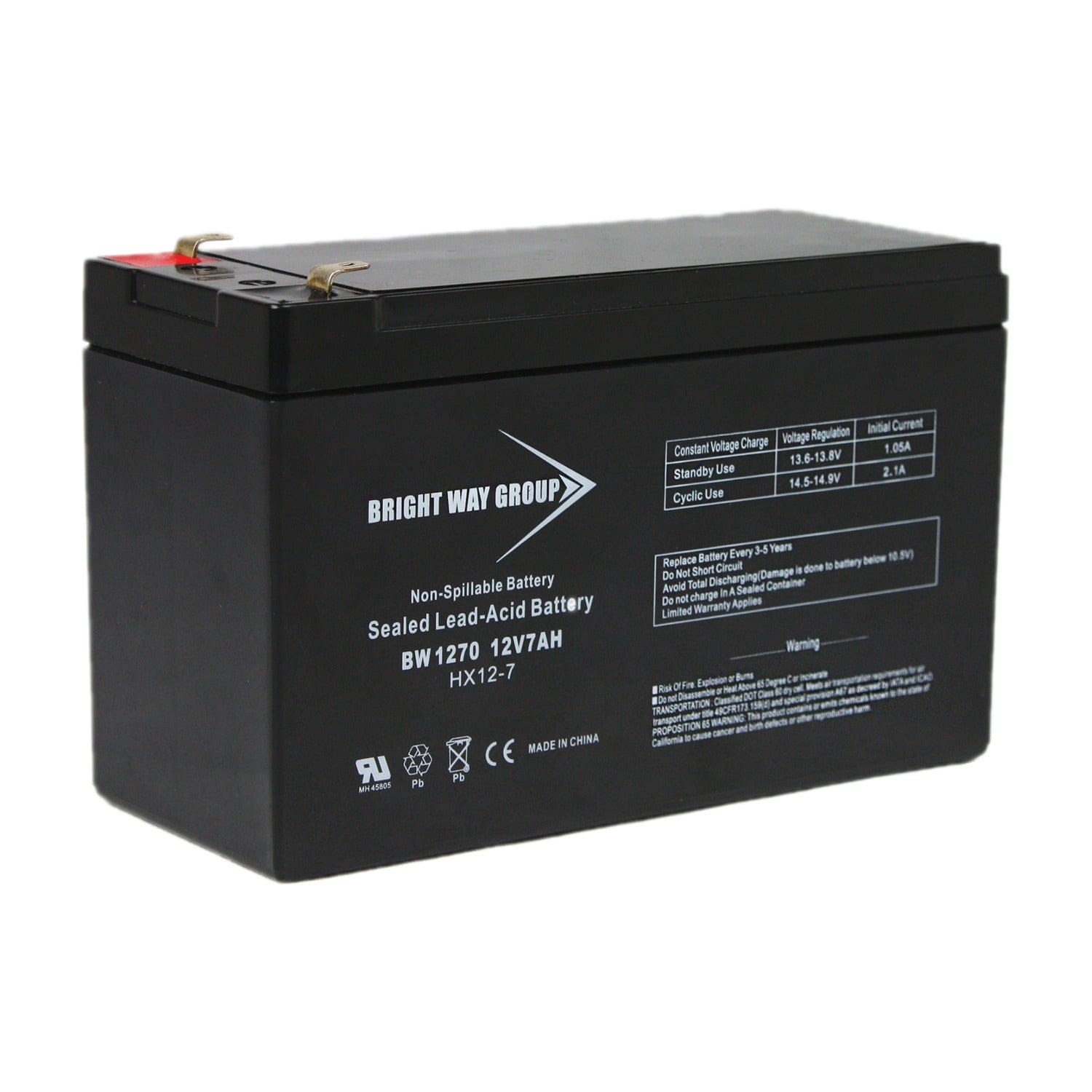Bright Way Group BWG 1270 F1 Battery