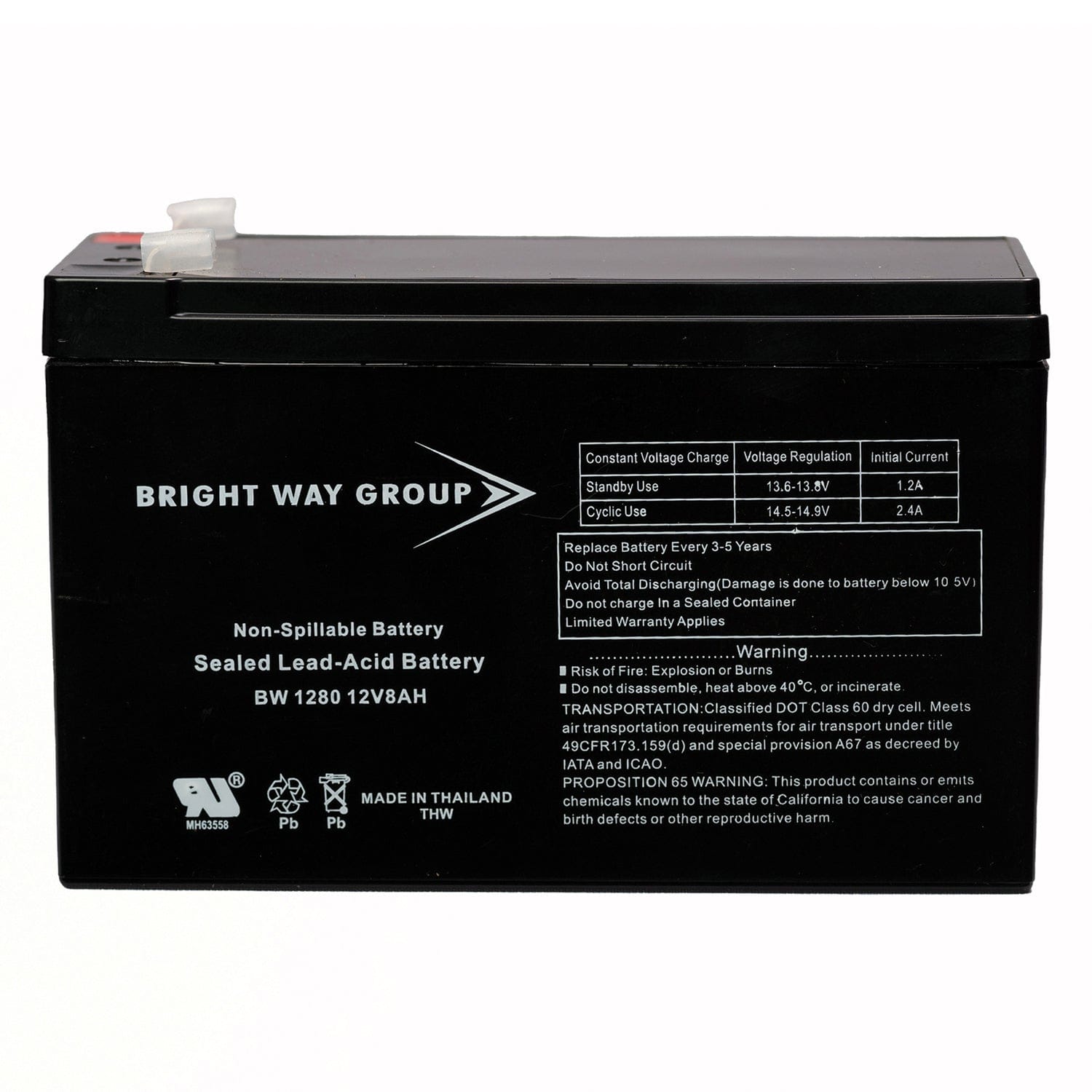 Bright Way Group BWG 1280 F2 Battery
