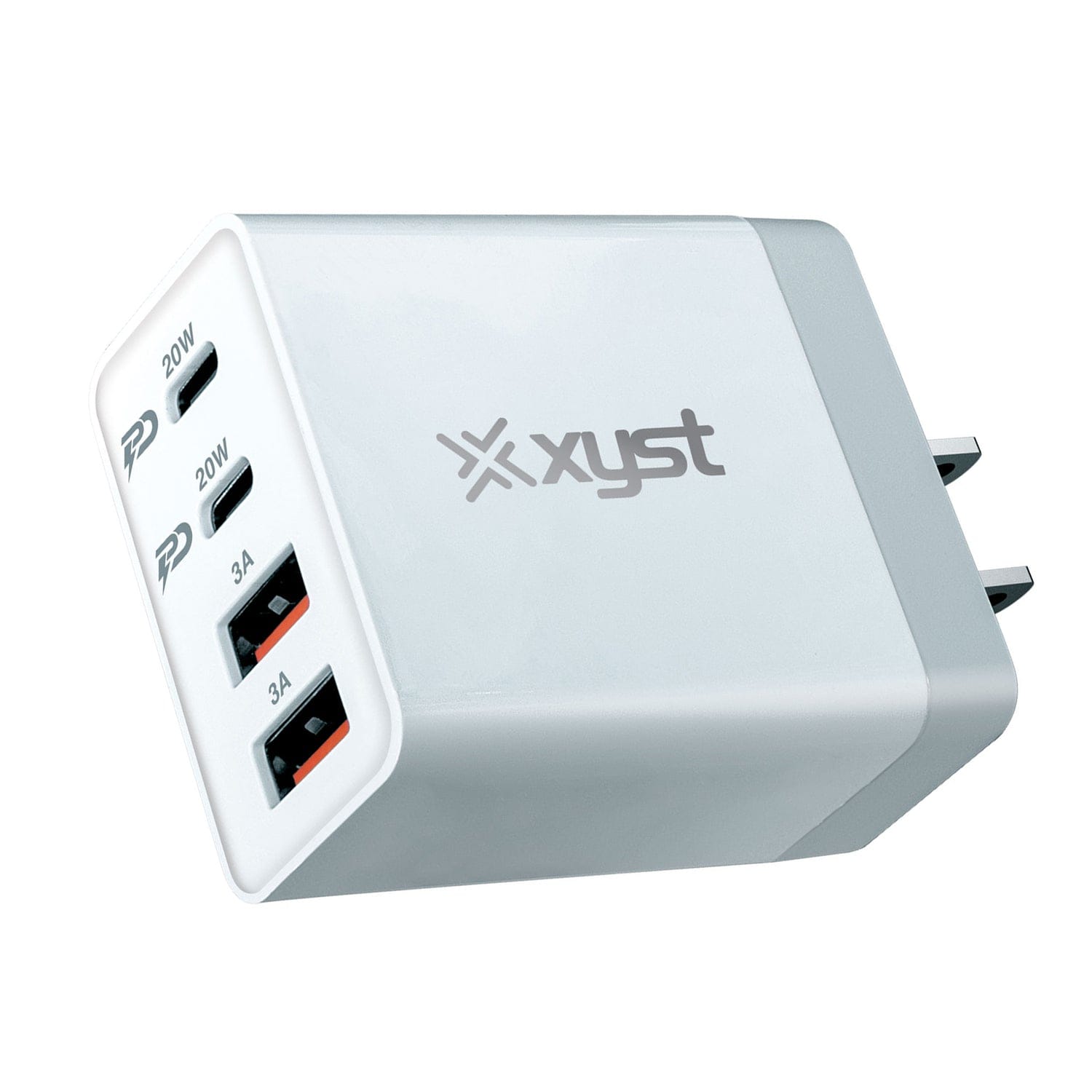 XYST 35-Watt 4-Port USB-A and USB-C Wall Charger