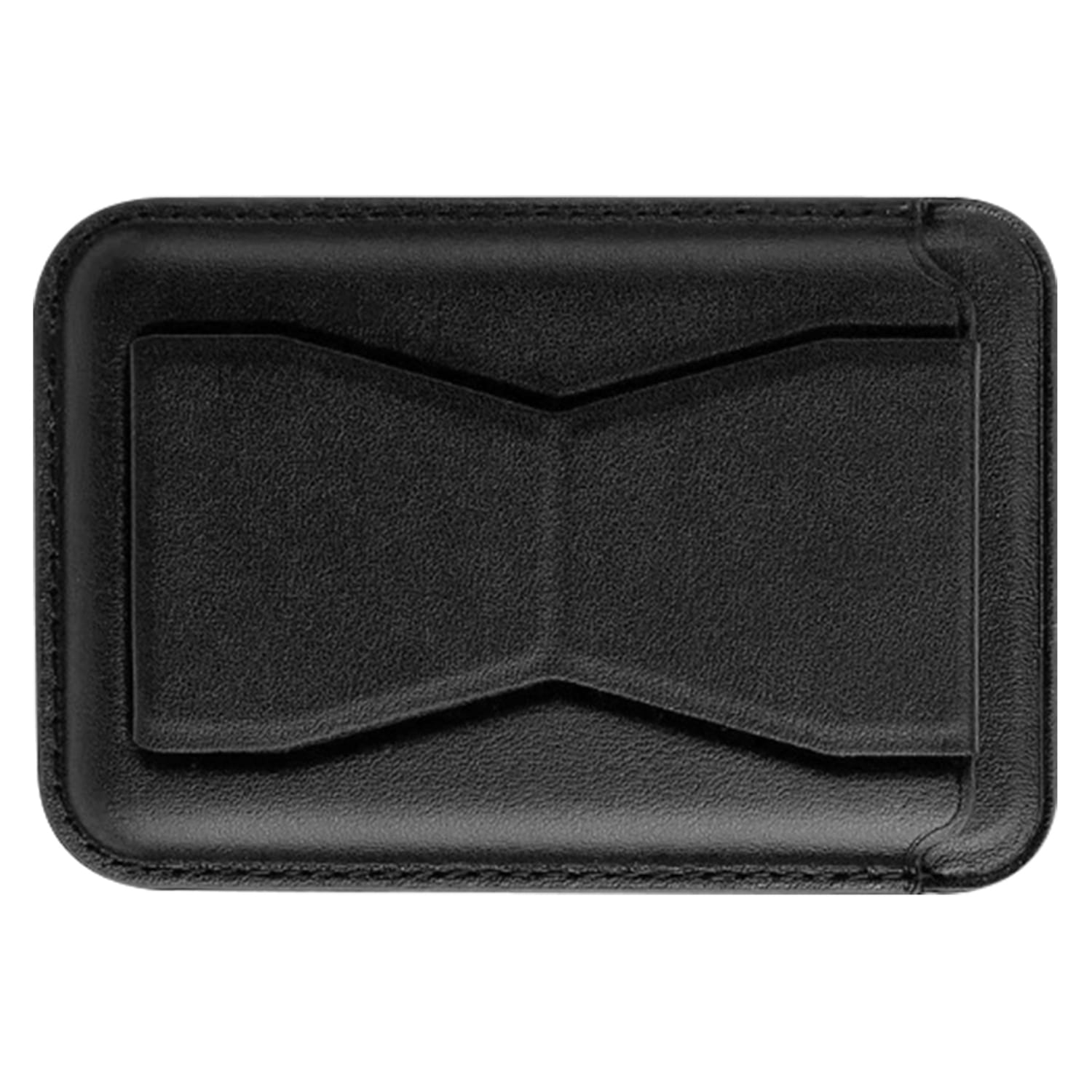 XYST 3-in-1 Phone Wallet with Adhesive Card Holder, Stand, and Grip, Black