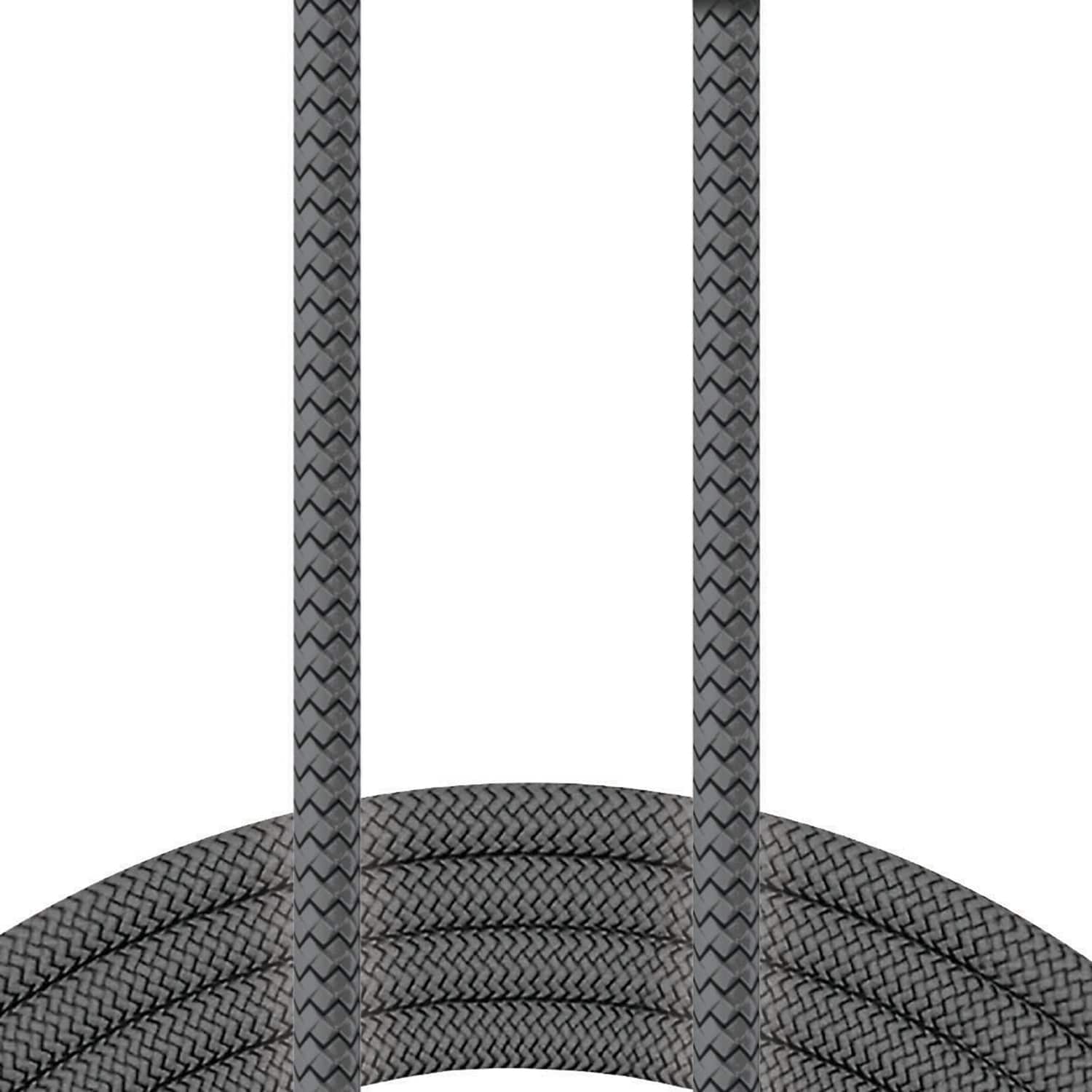 XYST Charge and Sync USB to Micro USB Braided Cable, 10 Ft., Black