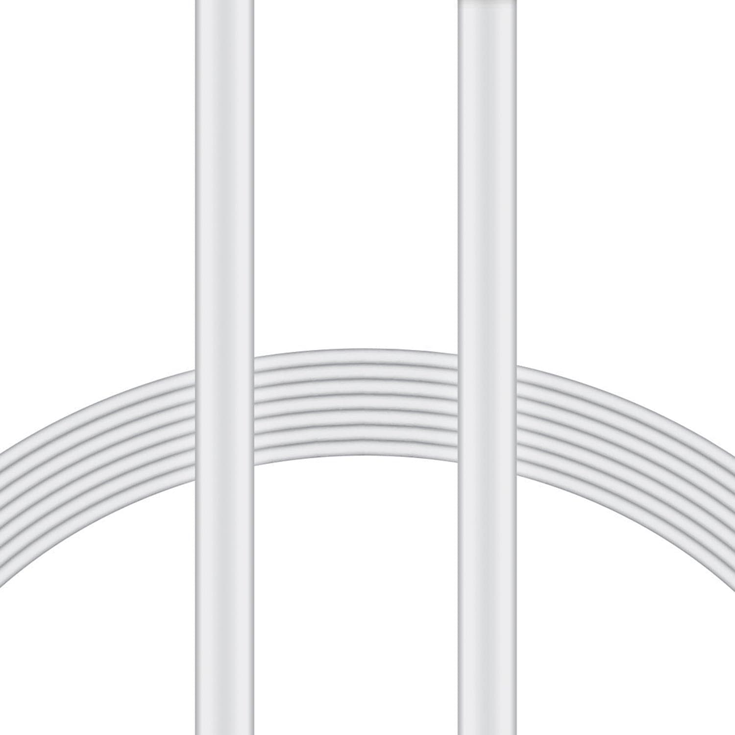 XYST Charge and Sync USB to USB-C Flat Cable, 4 Ft., White