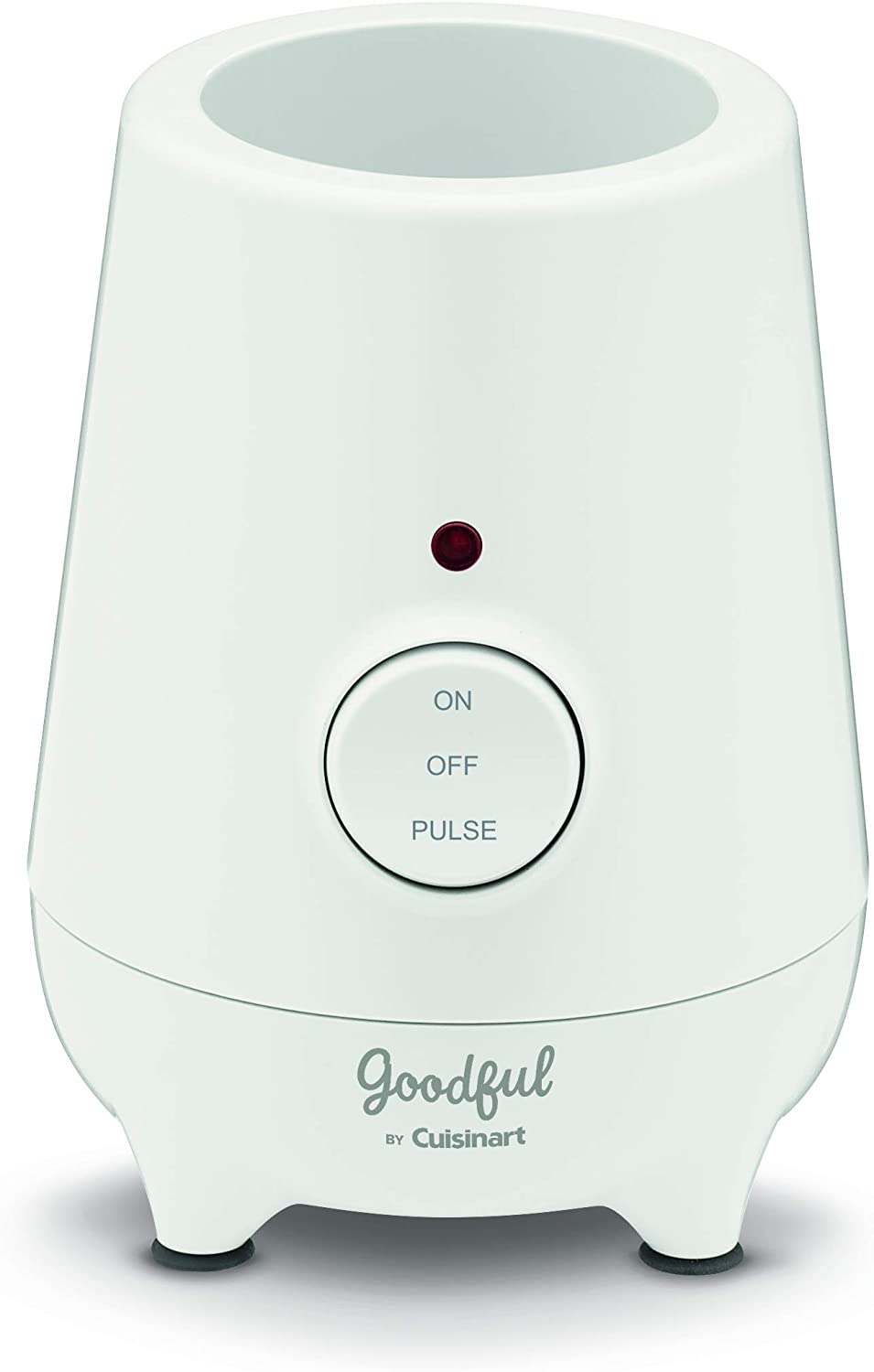 Goodful by Cuisinart 20 oz Compact To Go Countertop Blender, White