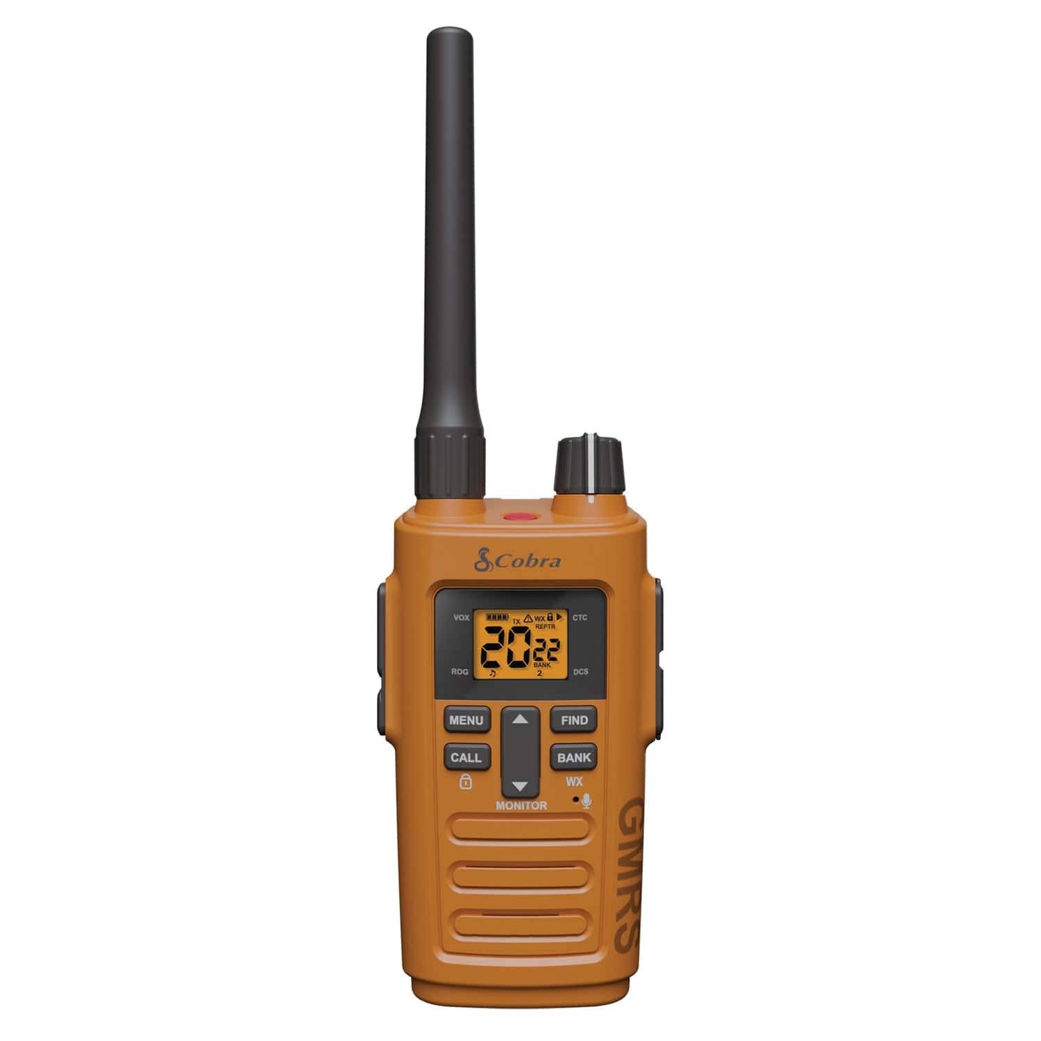 Cobra TrailBlazer 250 GMRS 2-Way Radio Pair, Orange and Black