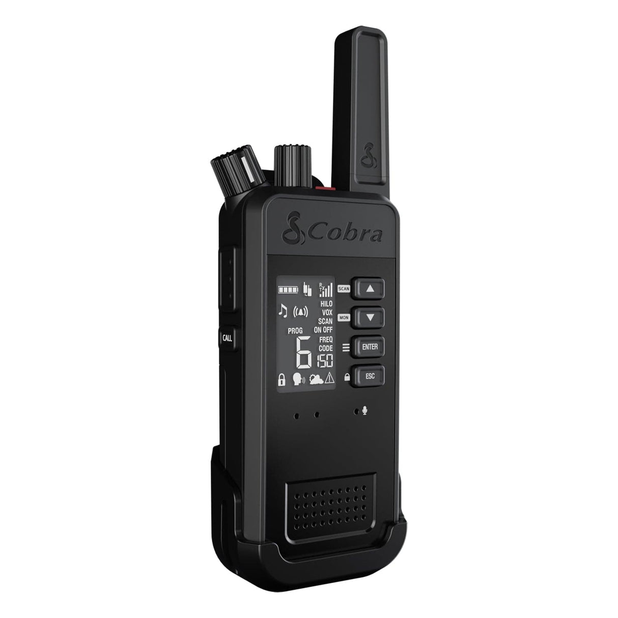 Cobra Performa 450 2-Way Handheld Business Radio with LCD Screen, 1 Pack
