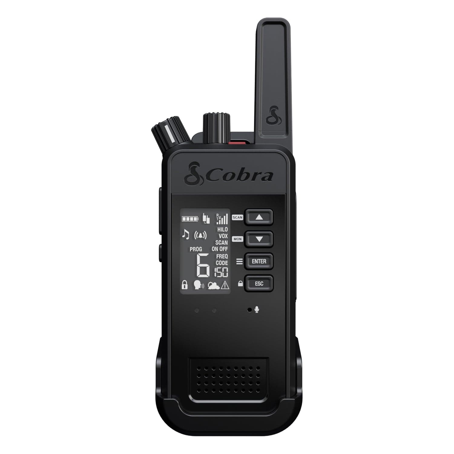 Cobra Performa 450 2-Way Handheld Business Radio with LCD Screen, 6 Pack