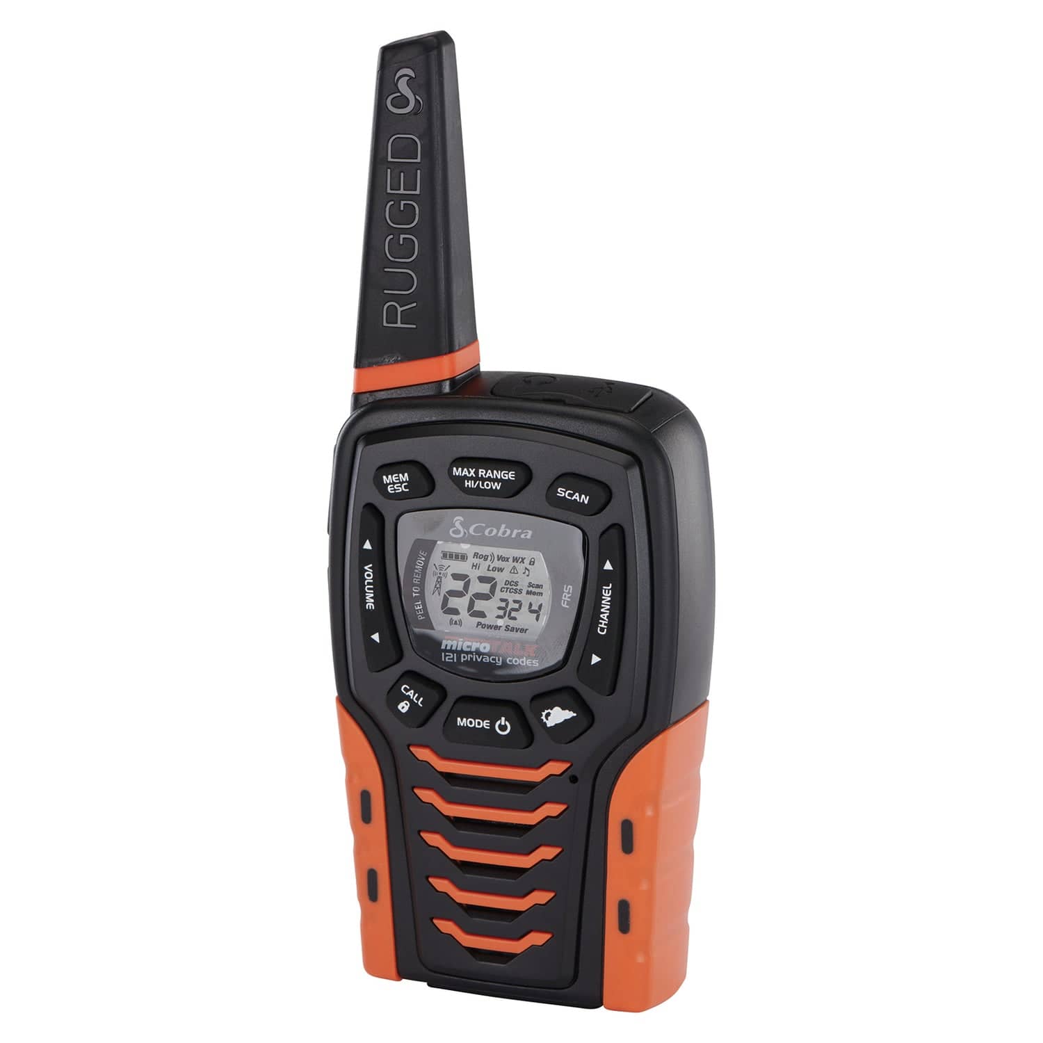 Cobra ACXT645 Waterproof 35-Mile Range 2-Way Radio, 2 Pack