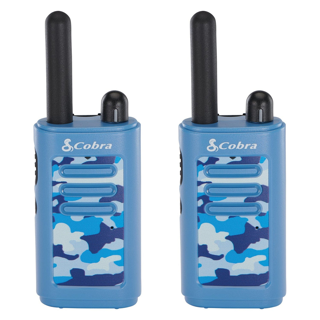 Cobra HE150 2 Pack Kid's Hero 16-Mile Range Walkie Talkies, Blue