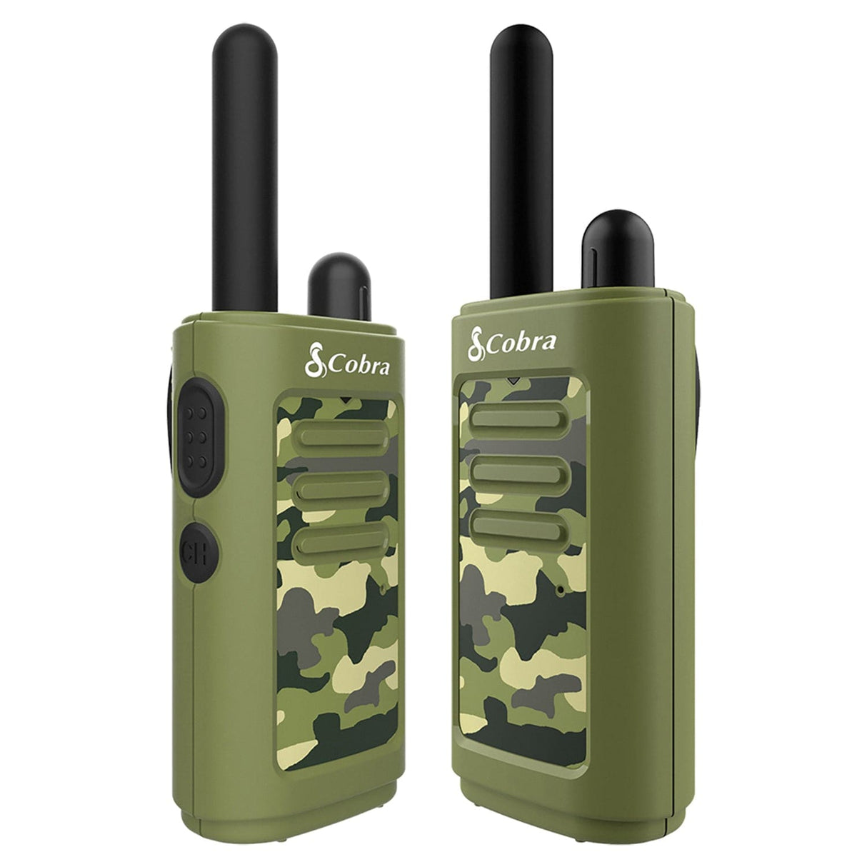 Cobra HE150 2 Pack Kid's Hero 16-Mile Range Walkie Talkies, Green