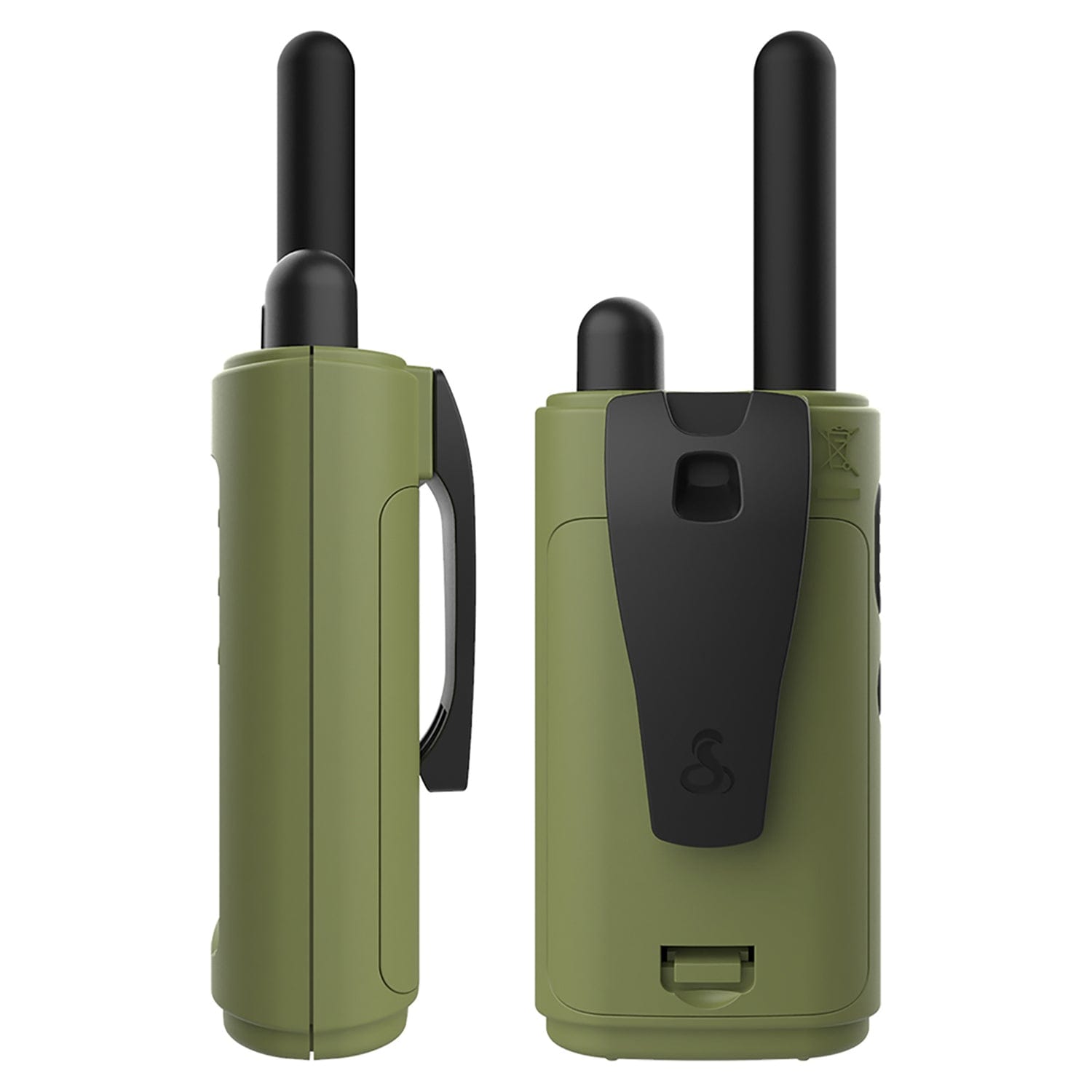 Cobra HE150 2 Pack Kid's Hero 16-Mile Range Walkie Talkies, Green