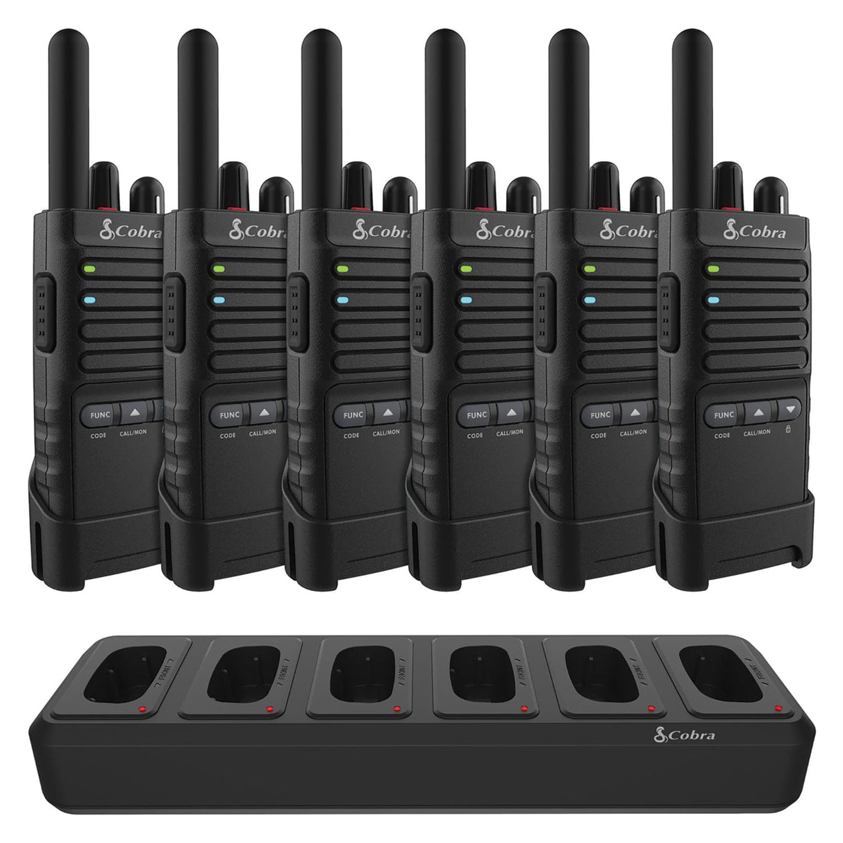 Cobra PX650 Pro Business 42-Mile-Range 2-Way Radios, 6 Pack