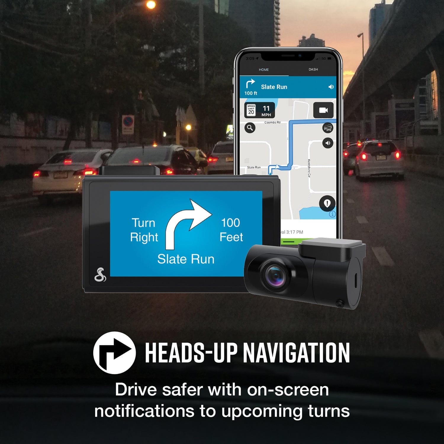 Cobra SC 200D Dual-View Smart Dash Cam