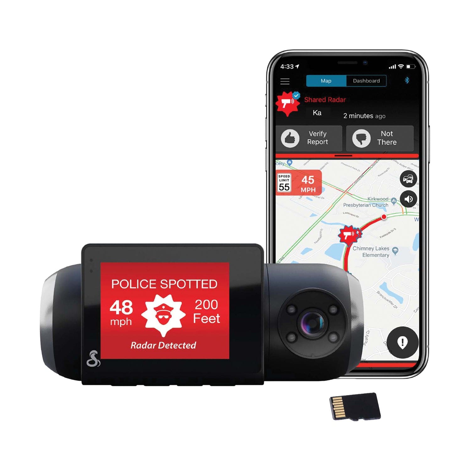 Cobra SC 201 Dual-View Smart Dash Cam