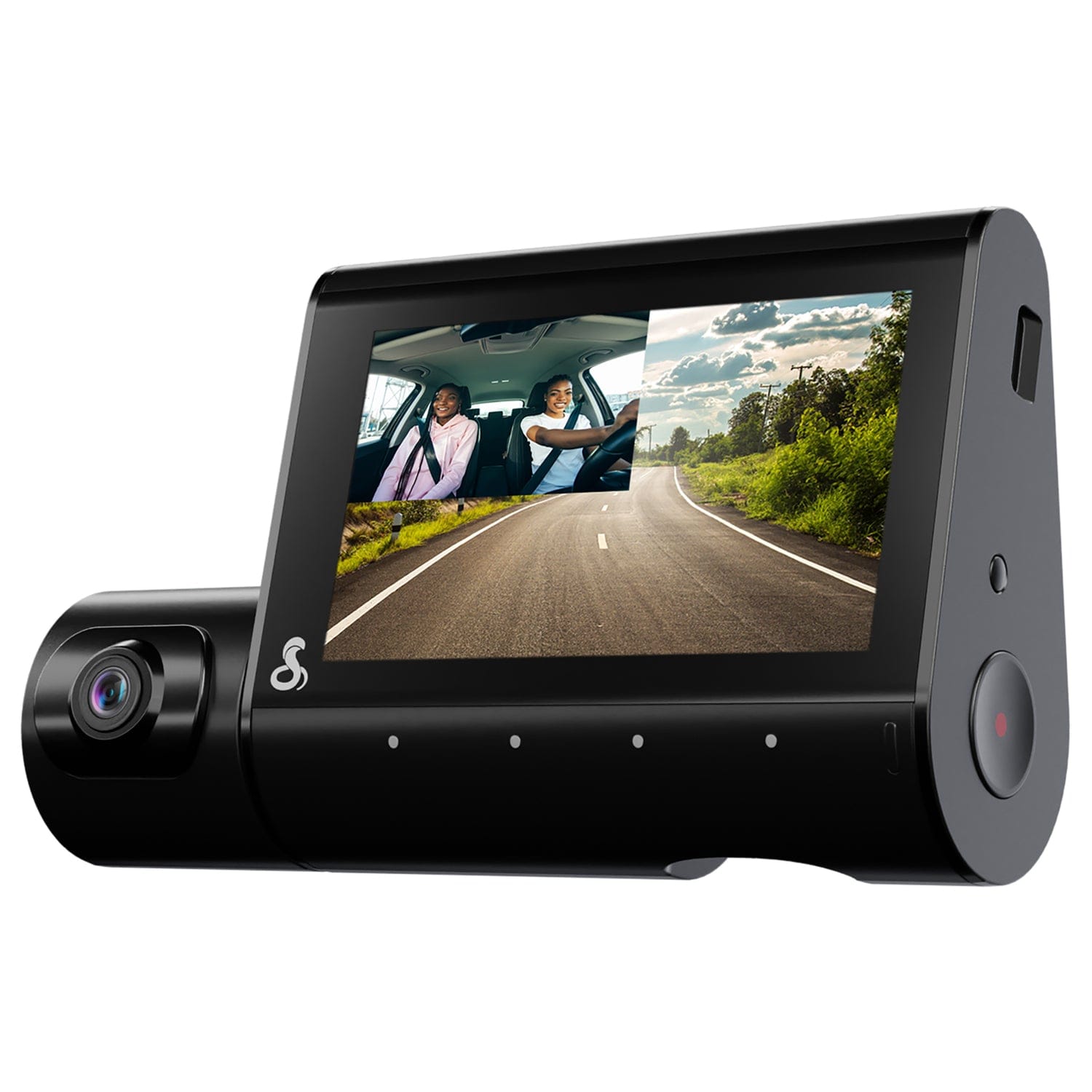 Cobra SC 220C Front 1440p and Interior 1080p Smart Dash Cam with GPS, Wi-Fi, and microSD Card