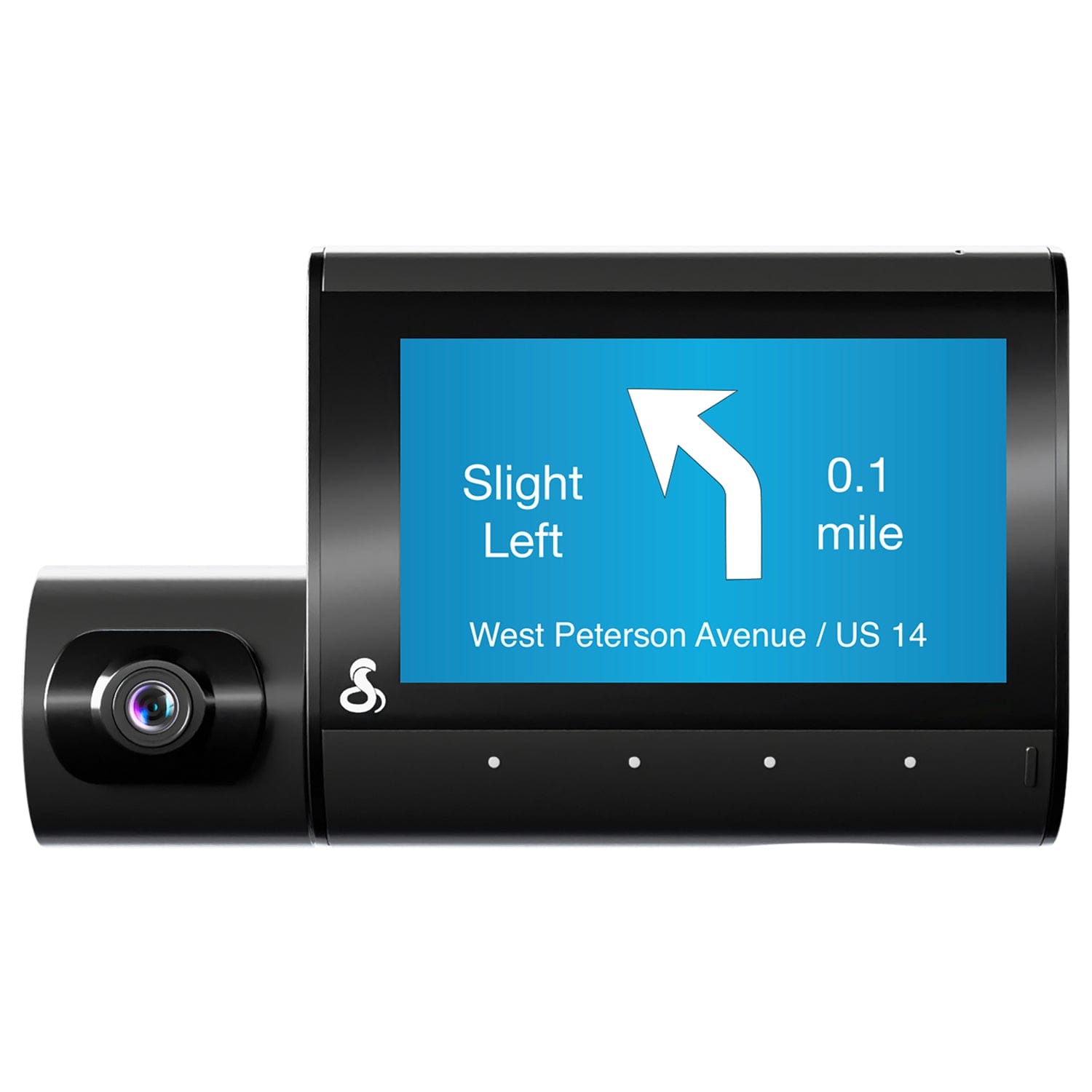 Cobra SC 220C Front 1440p and Interior 1080p Smart Dash Cam with GPS, Wi-Fi, and microSD Card