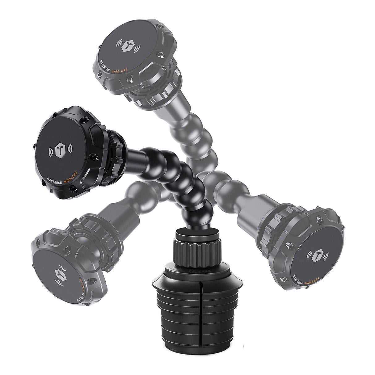 ToughTested 15-Watt Python Wireless-Charging MagTough Cup-Holder