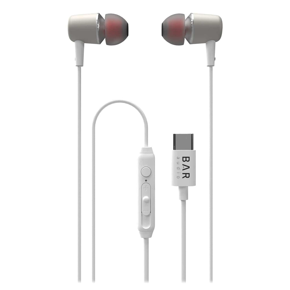 Cellhelmet Bar Audio Wired In-Ear Earbuds with In-Line Mic/Remote and USB-C Connector