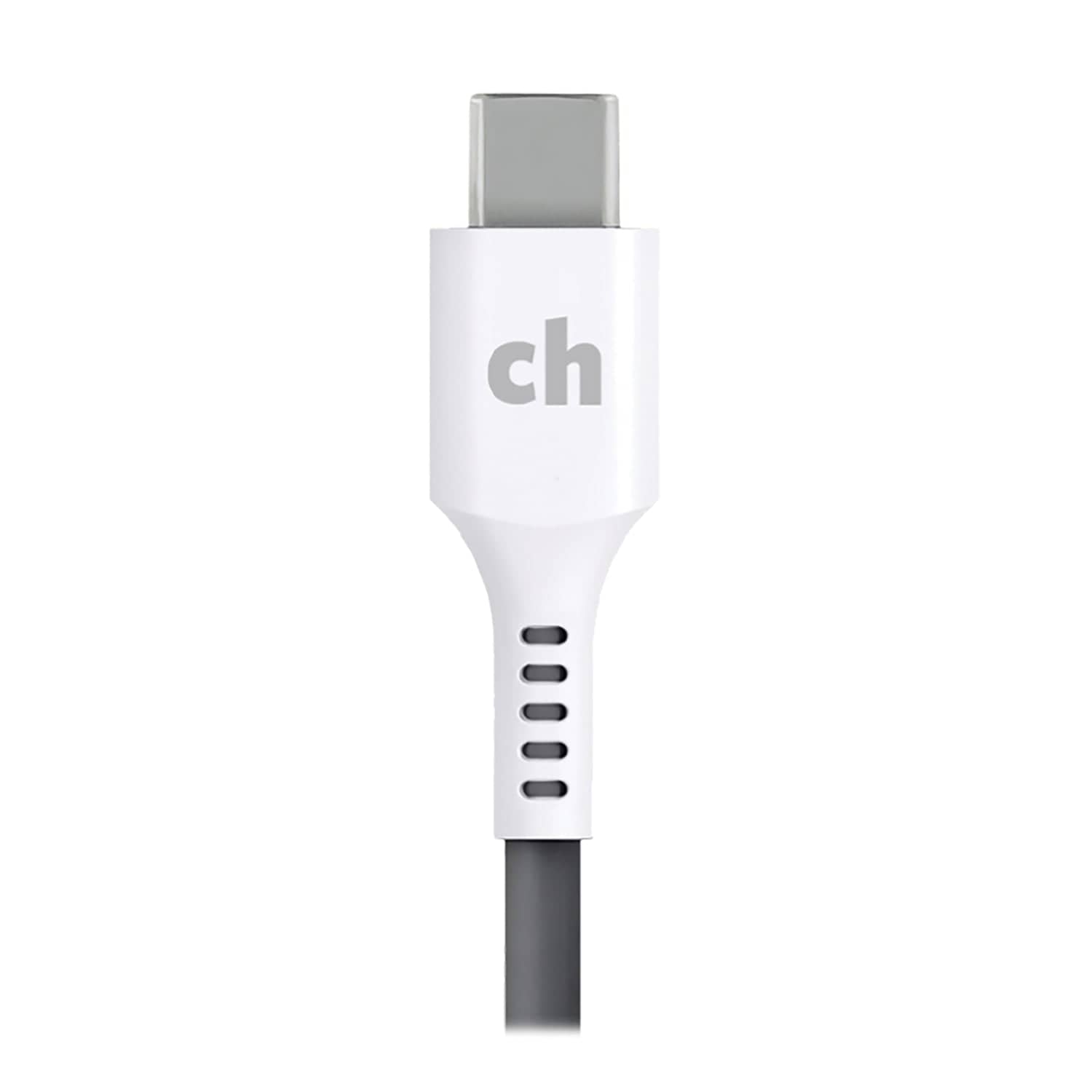 Cellhelmet USB-C to USB-C 3-Ft. Charge and Sync Round Cable, for Smartphones and Tablets, 3 Ft.