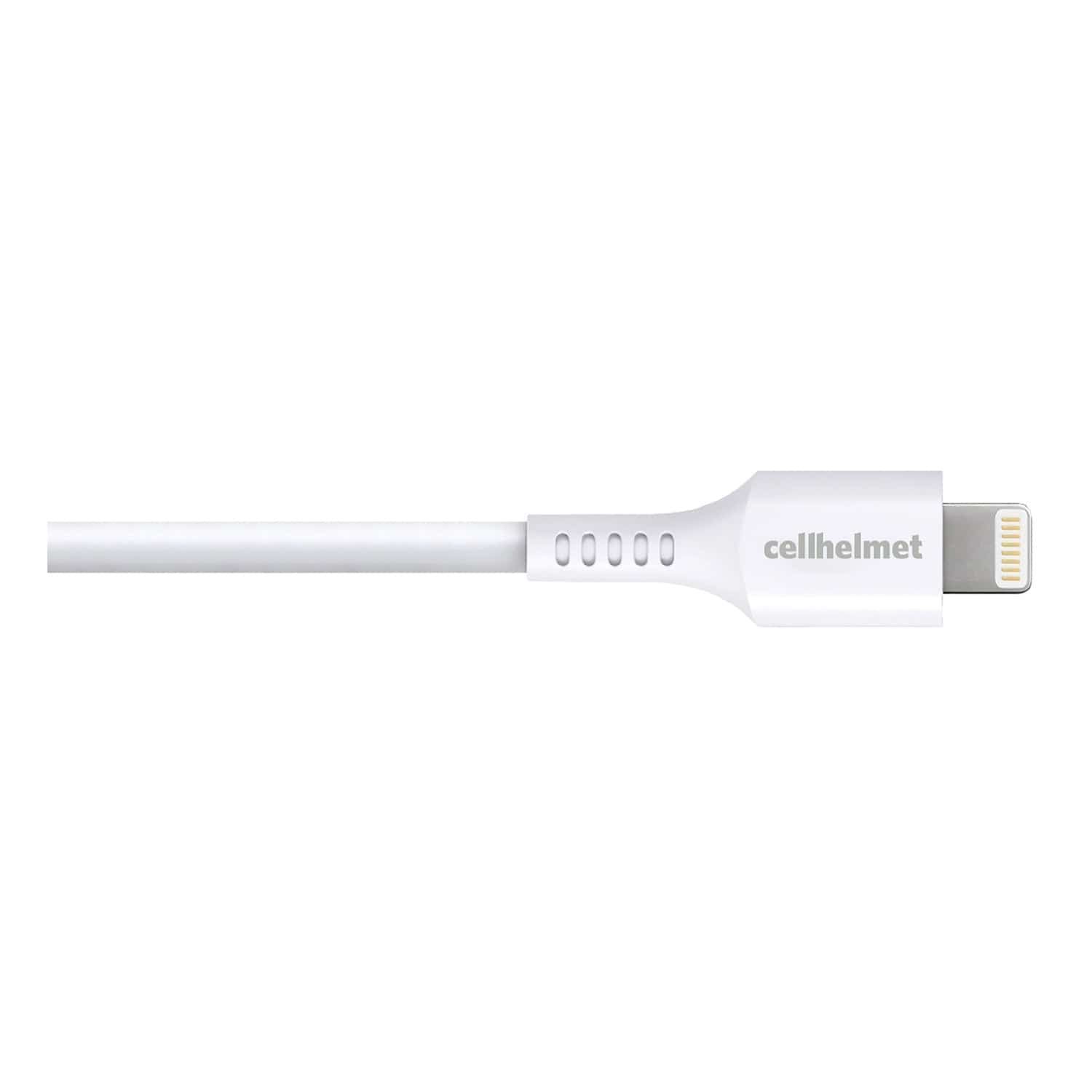 Cellhelmet Charge and Sync USB-A to Lightning Round Cable, 3 Ft.