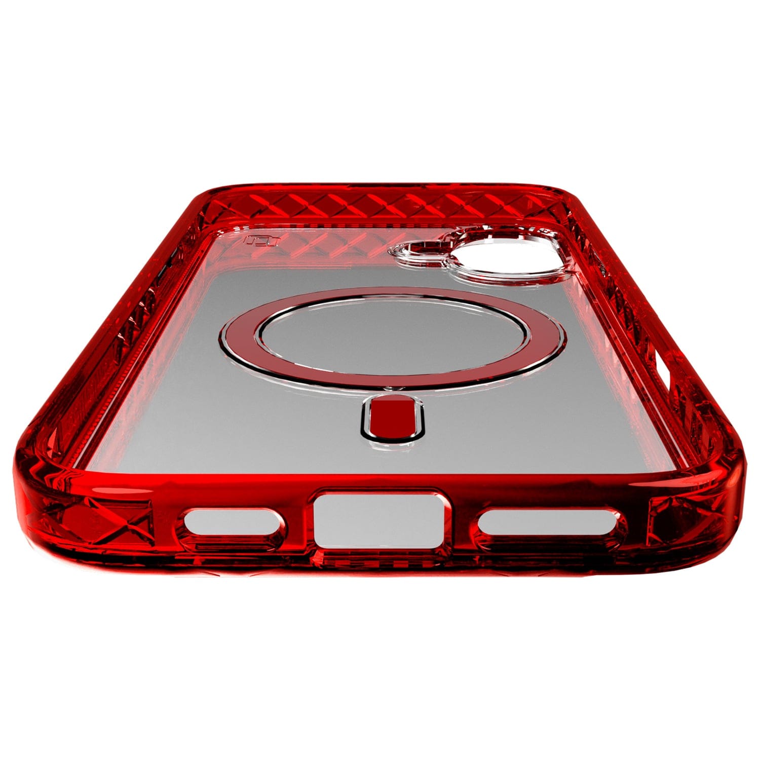 Cellhelmet Magnitude Series MagSafe-Compatible Case, iPhone 16 Plus, Lava Red
